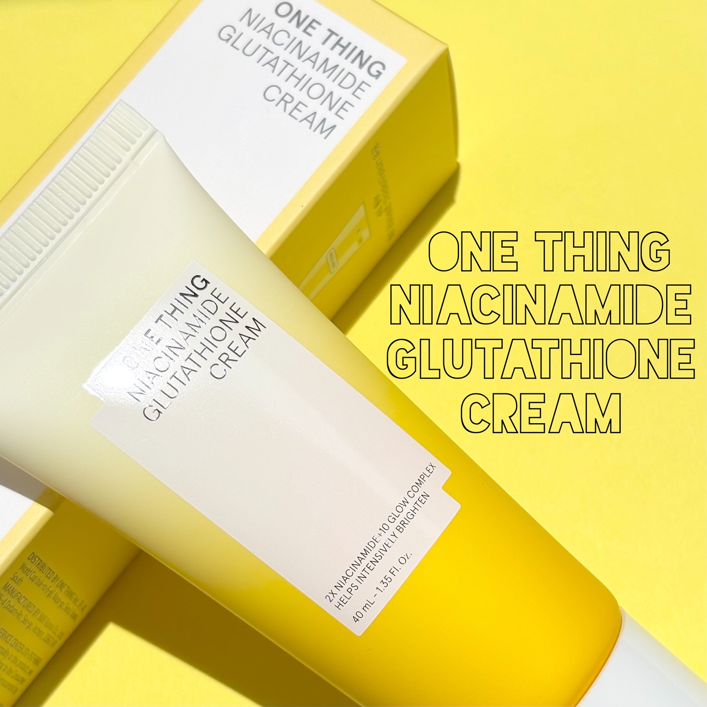 ナイアシンアミド グルタチオン クリーム/ONE THING/フェイスクリームを使ったクチコミ（1枚目）