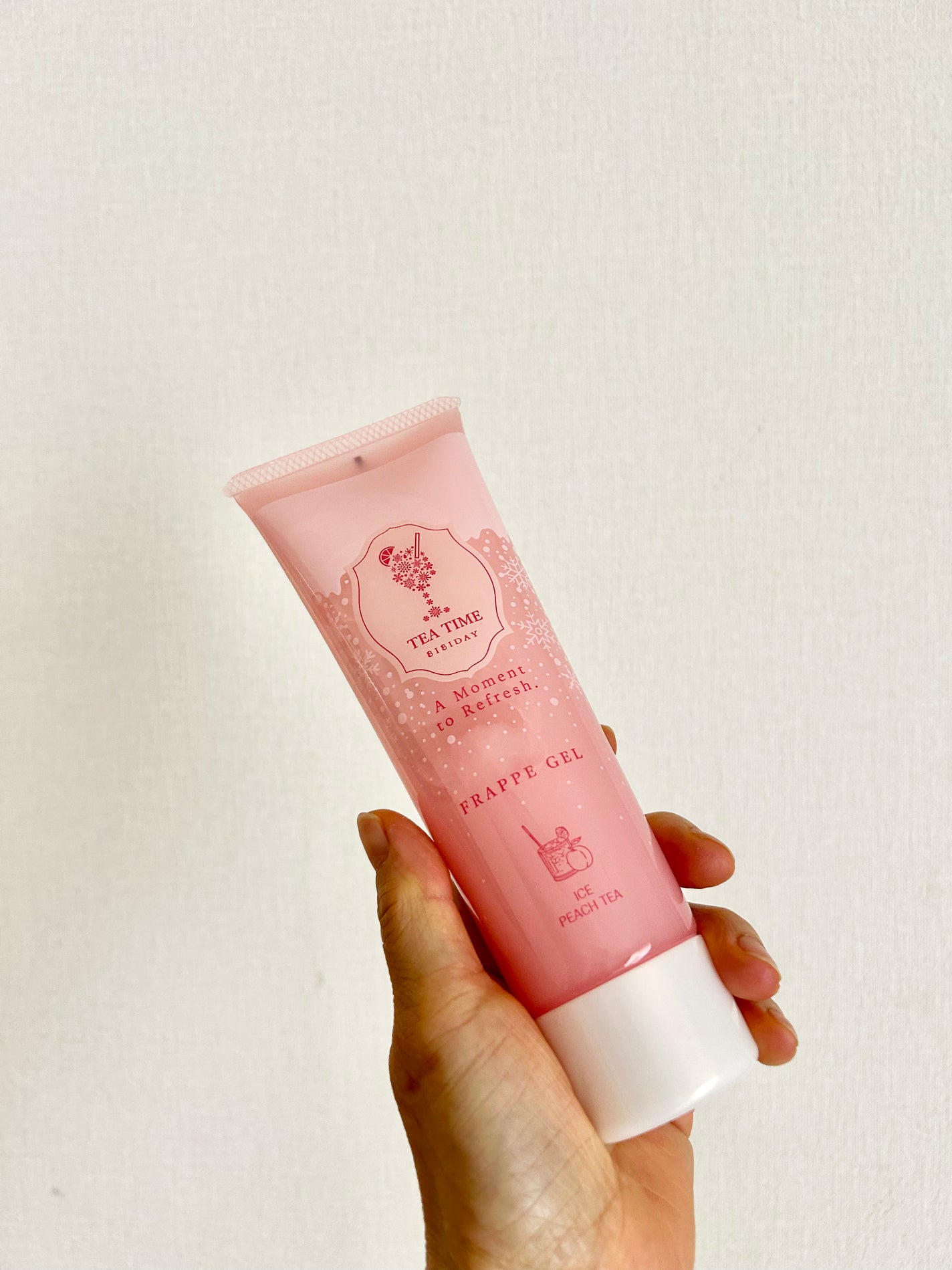 BIBIDAY TEA TIME フラッペジェル アイス白桃ティーの香り /BIBIDAY/ボディローションを使ったクチコミ(2枚目)