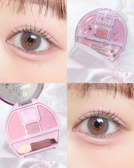 プランぷくコーデアイズ/キャンメイク/パウダーアイシャドウを使ったクチコミ(6枚目)