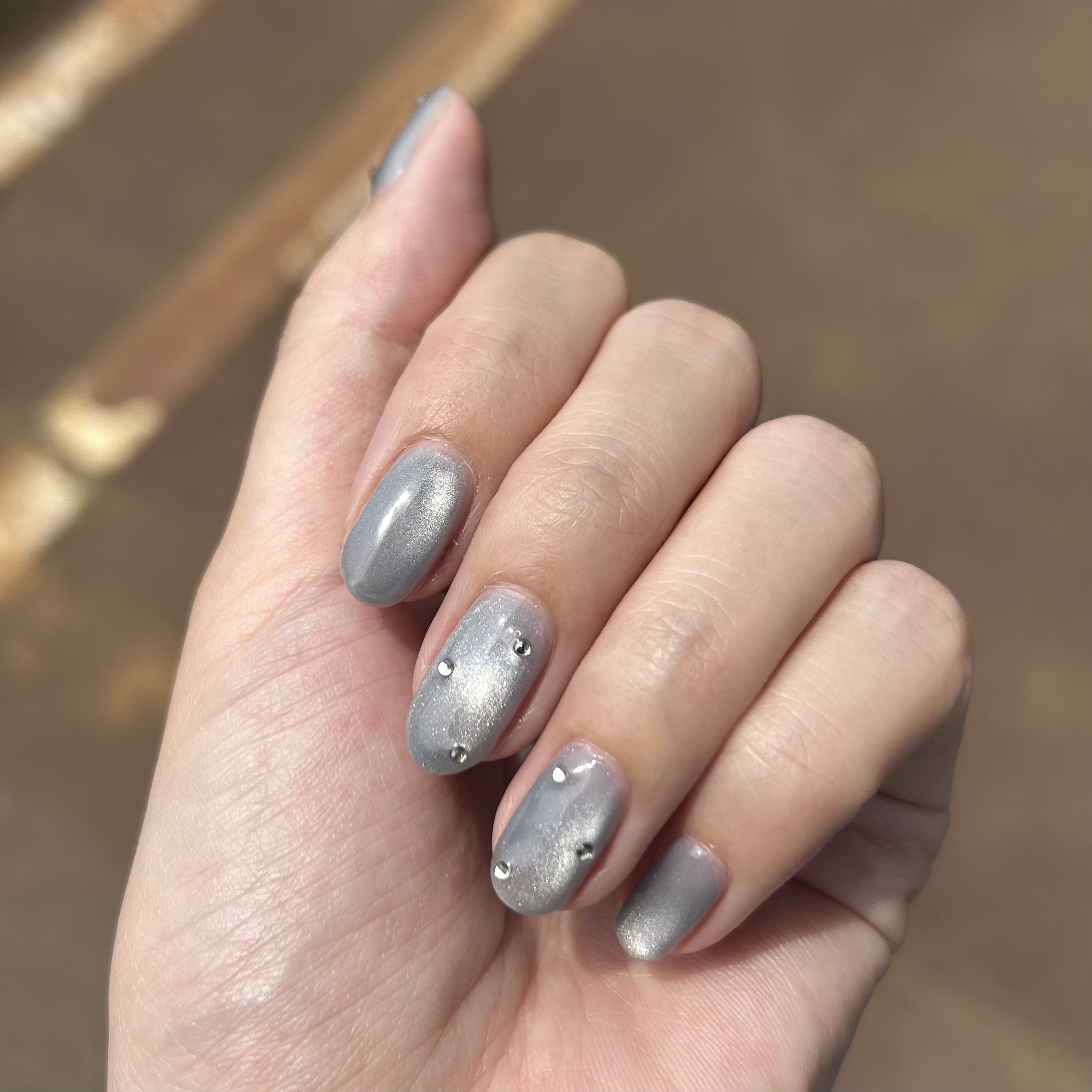 5ミクロンマグネット ガラス ver./ネイル工房/ジェルネイルを使ったクチコミ（2枚目）