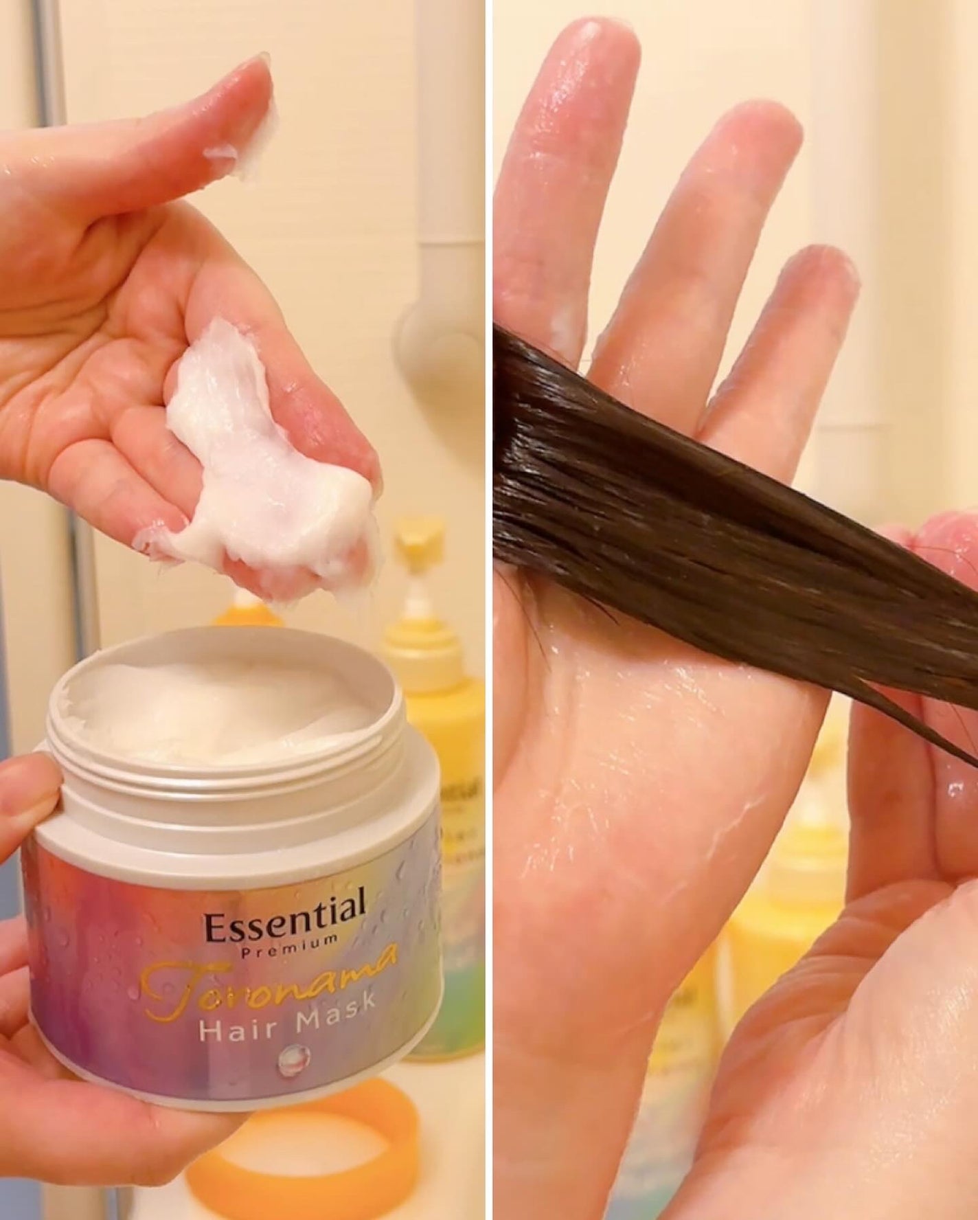 エッセンシャルプレミアム バリアシャンプー・コンディショナー スパークルモイスト/エッセンシャル/市販シャンプーを使ったクチコミ(4枚目)