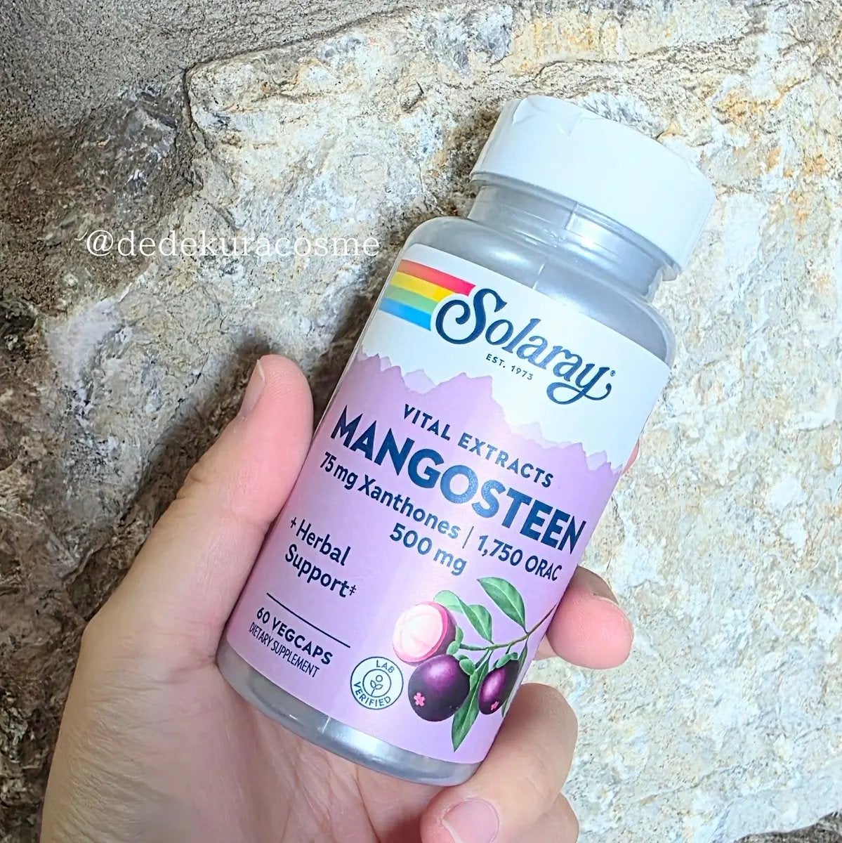 VITAL EXTRACTS MANGOSTEEN/SOLARAY(ソラレー)/美容サプリメントを使ったクチコミ(1枚目)