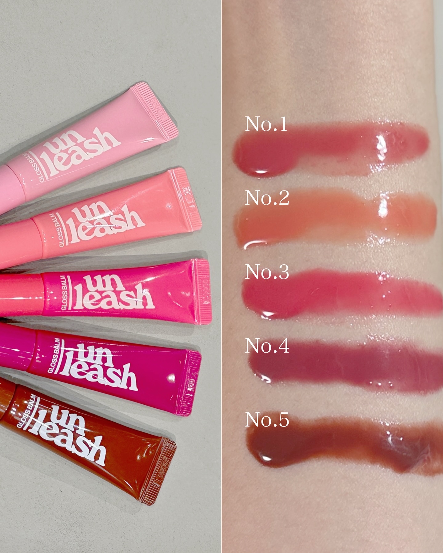 Sunset Dazzle Gloss Balm/unleashia/リップグロスを使ったクチコミ（2枚目）