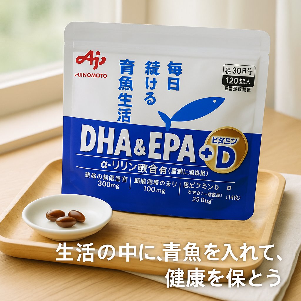 DHA&EPA+ビタミンD/味の素/健康サプリメントを使ったクチコミ（1枚目）