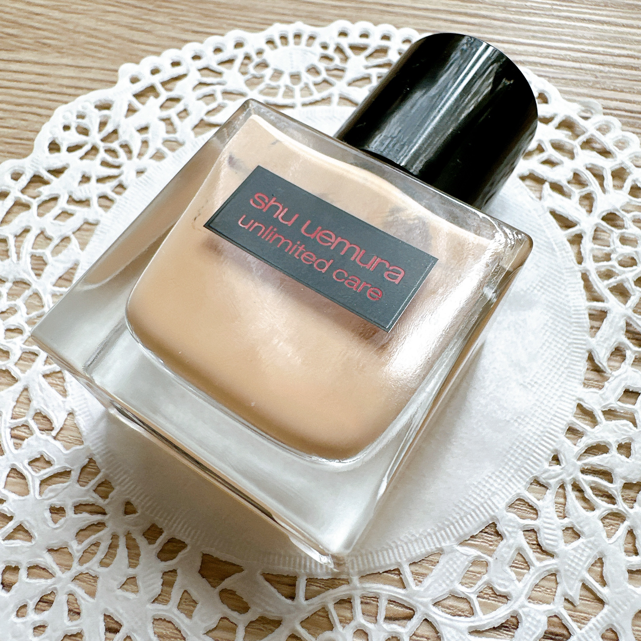 アンリミテッド ケア ツヤ セラム ファンデーション/shu uemura/リキッドファンデーションを使ったクチコミ（2枚目）