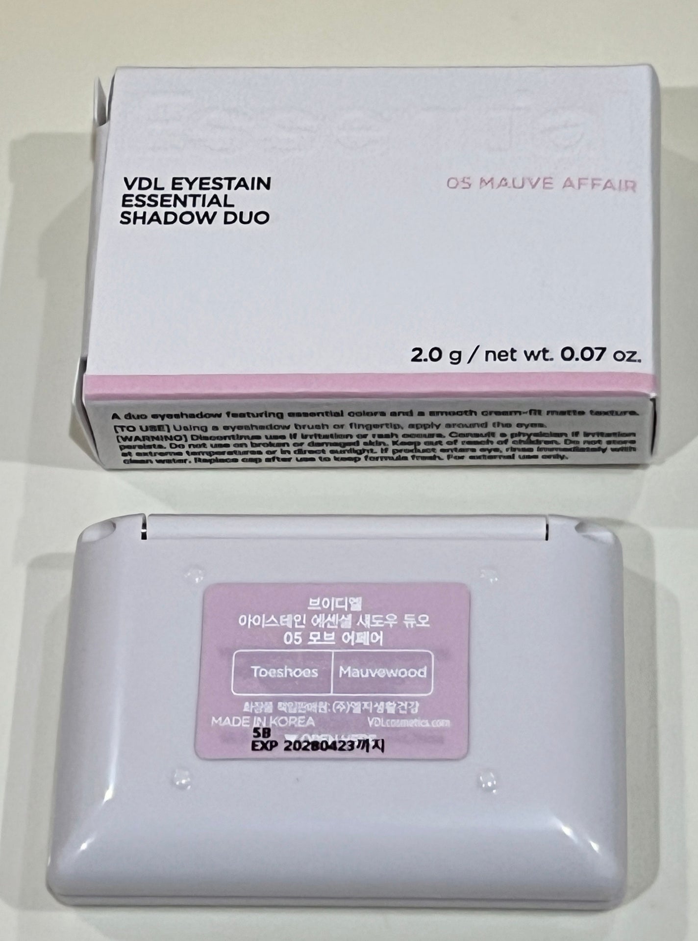 アイステイン エッセンシャル シャドウ デュオ/VDL/アイシャドウパレットを使ったクチコミ(2枚目)