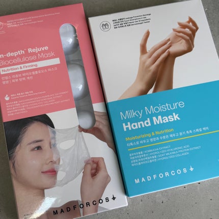 ミルキーモイスチャーハンドマスク/MADFORCOS/ハンドクリームを使ったクチコミ(6枚目)