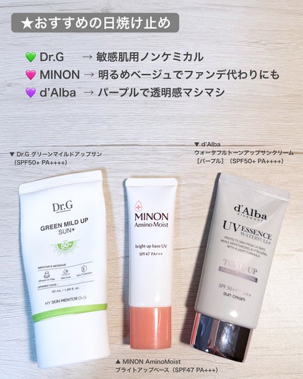 ミノン アミノモイスト ブライトアップベース UV/ミノン/化粧下地を使ったクチコミ(6枚目)