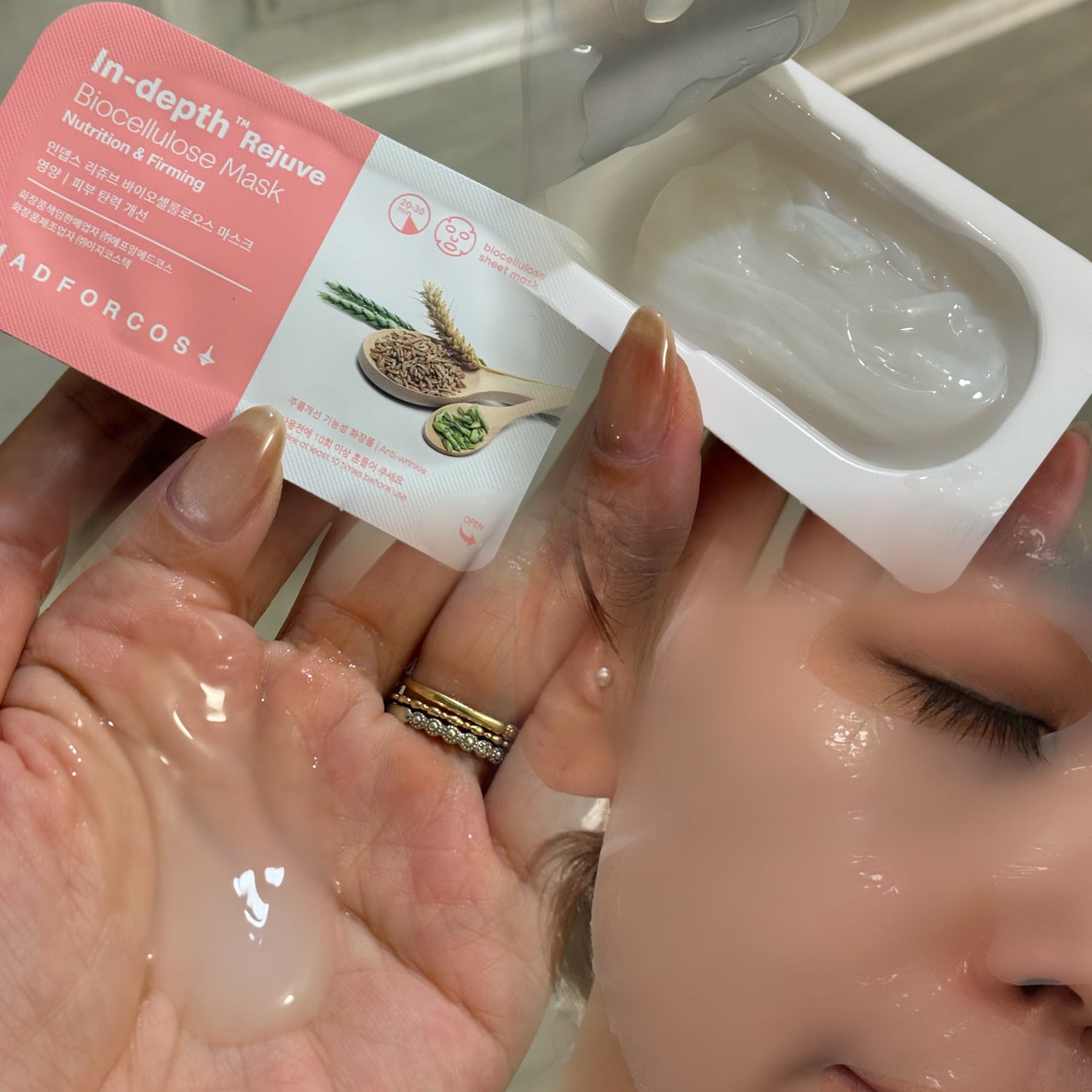 ミルキーモイスチャーハンドマスク/MADFORCOS/ハンドクリームを使ったクチコミ(3枚目)