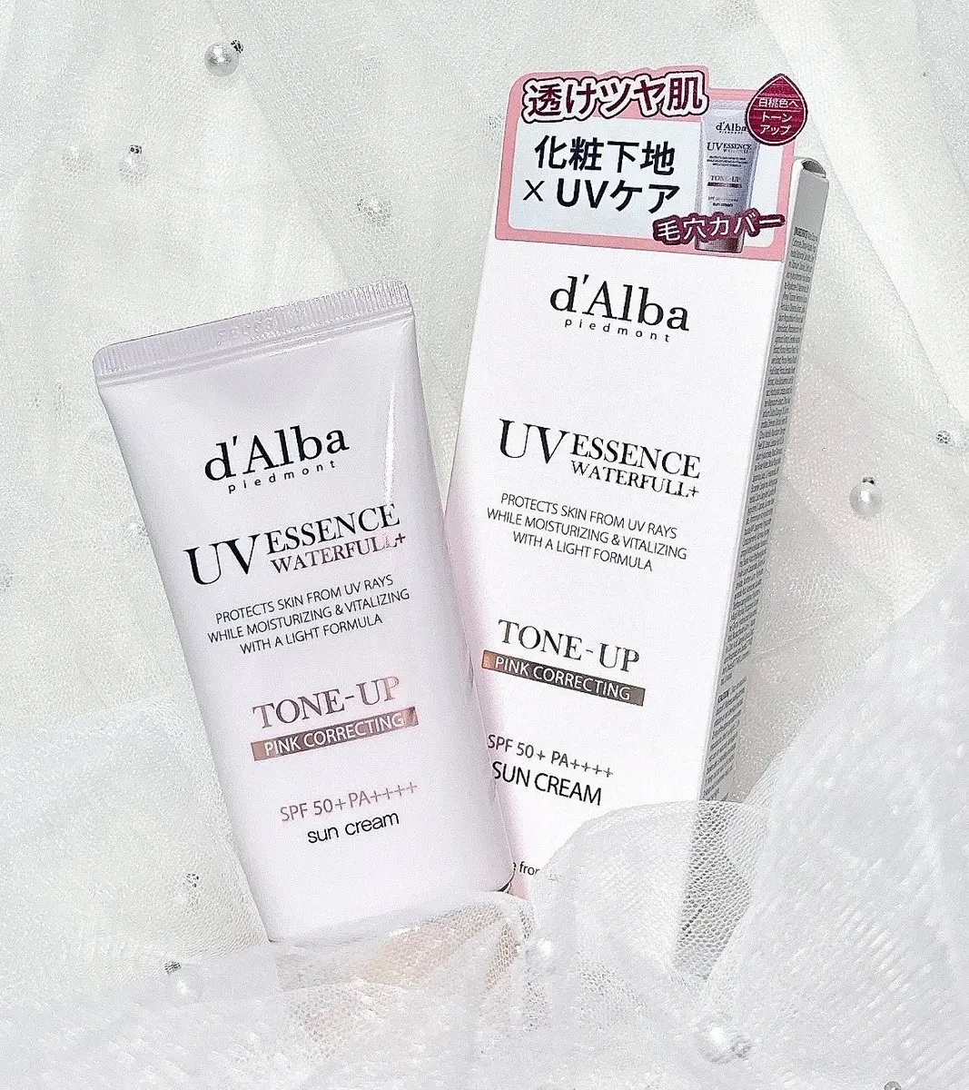 ウォータフルトーンアップサンクリーム/ダルバ/日焼け止めクリームを使ったクチコミ（1枚目）