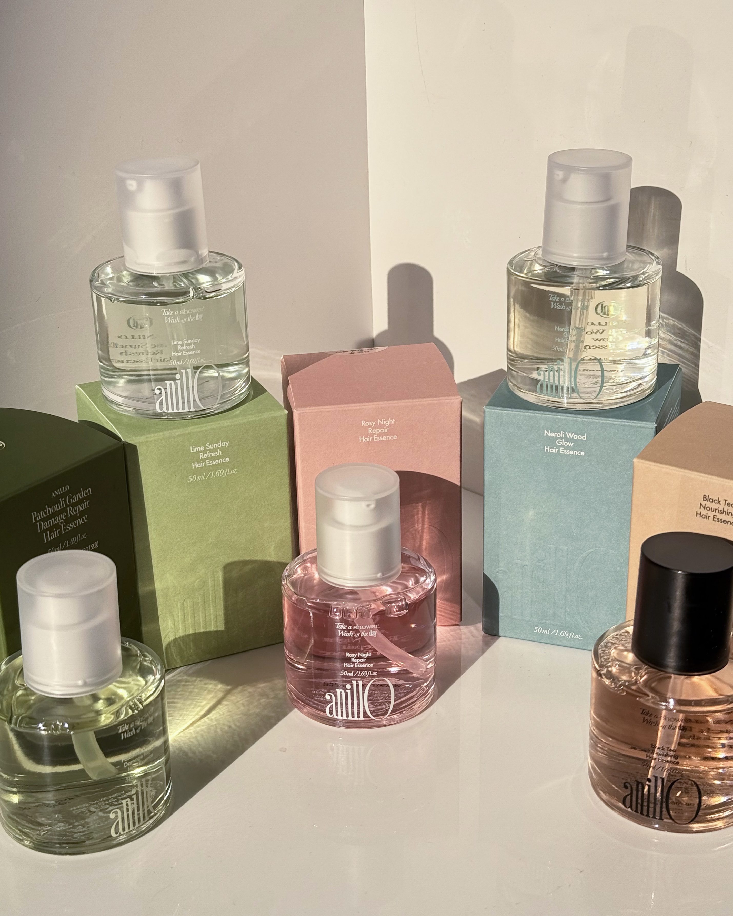 ロージーナイトヘアエッセンス/ANILLO/ヘアオイルを使ったクチコミ（3枚目）