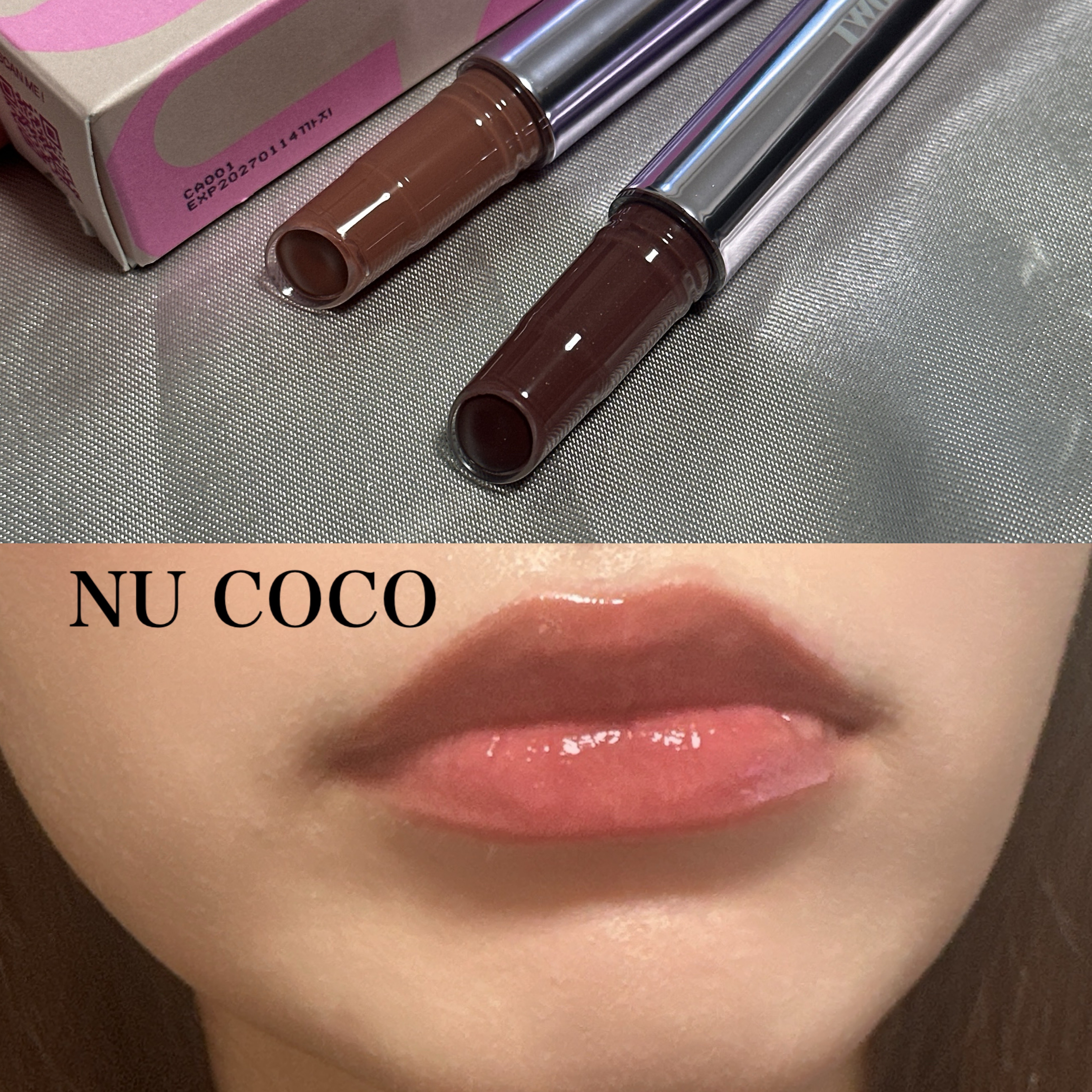 グレイズリップチェンジャー/TWO SLASH FOUR/口紅を使ったクチコミ（3枚目）