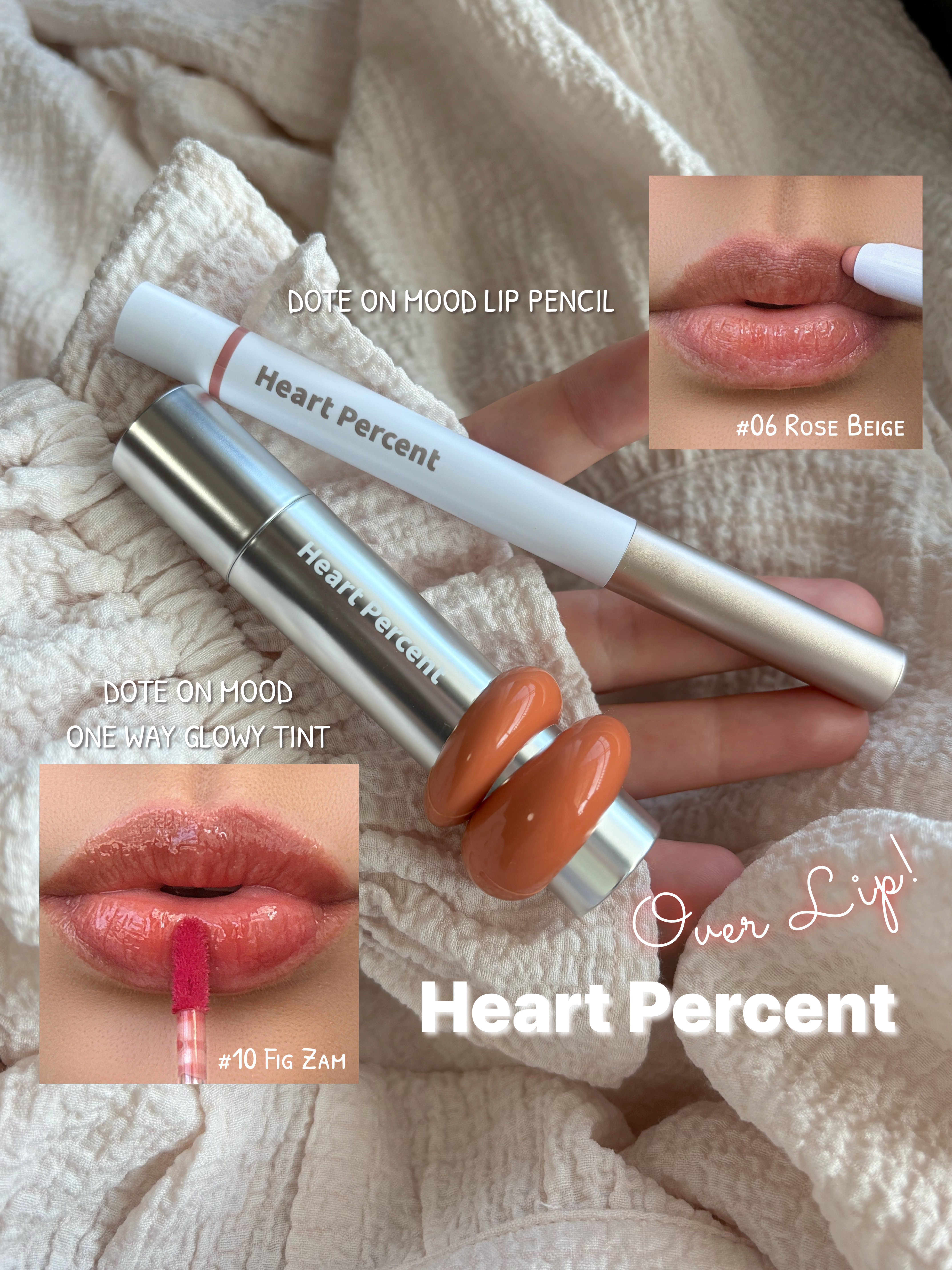 ドットオンムードリップペンシル/Heart Percent/リップライナーを使ったクチコミ（1枚目）