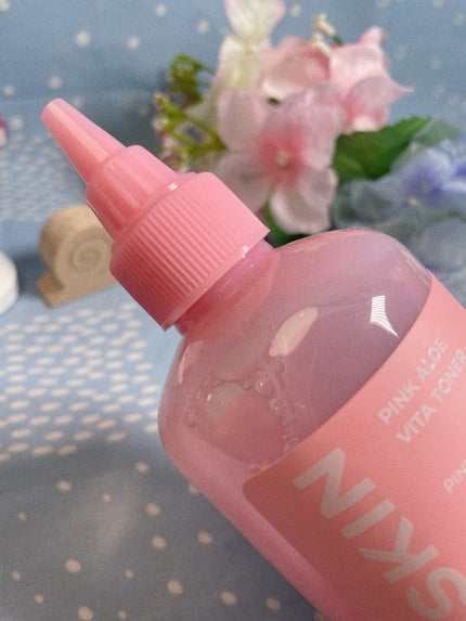 ピンクアロエビタトナー/APRILSKIN/化粧水を使ったクチコミ(2枚目)