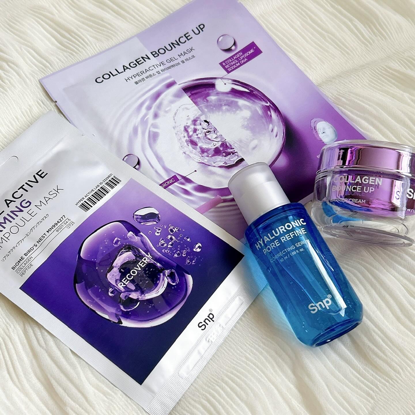 コラーゲンバウンスアップハイパーアクティブゲルマスク/SNP/シートマスク・パックを使ったクチコミ（2枚目）