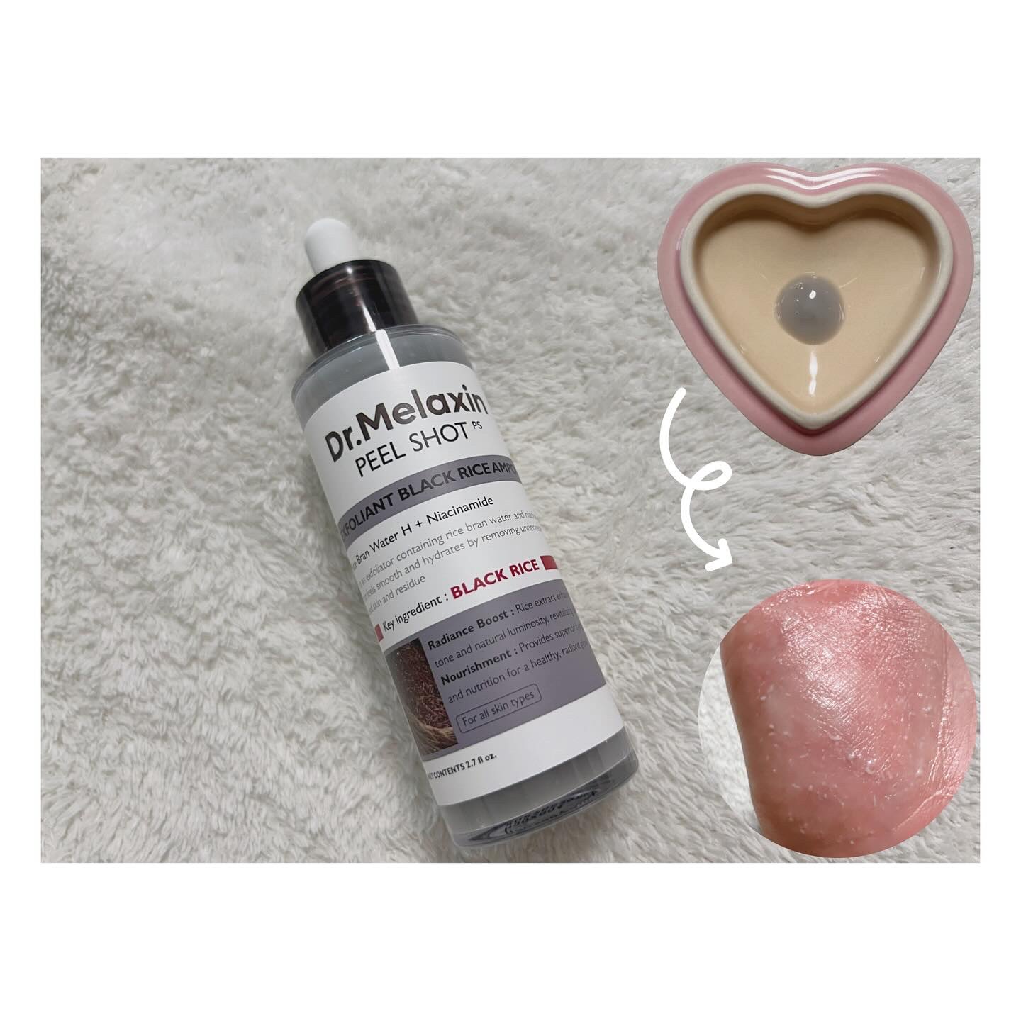 白米ピールショットゴマージュアンプル/Dr.Melaxin/美容液を使ったクチコミ（3枚目）