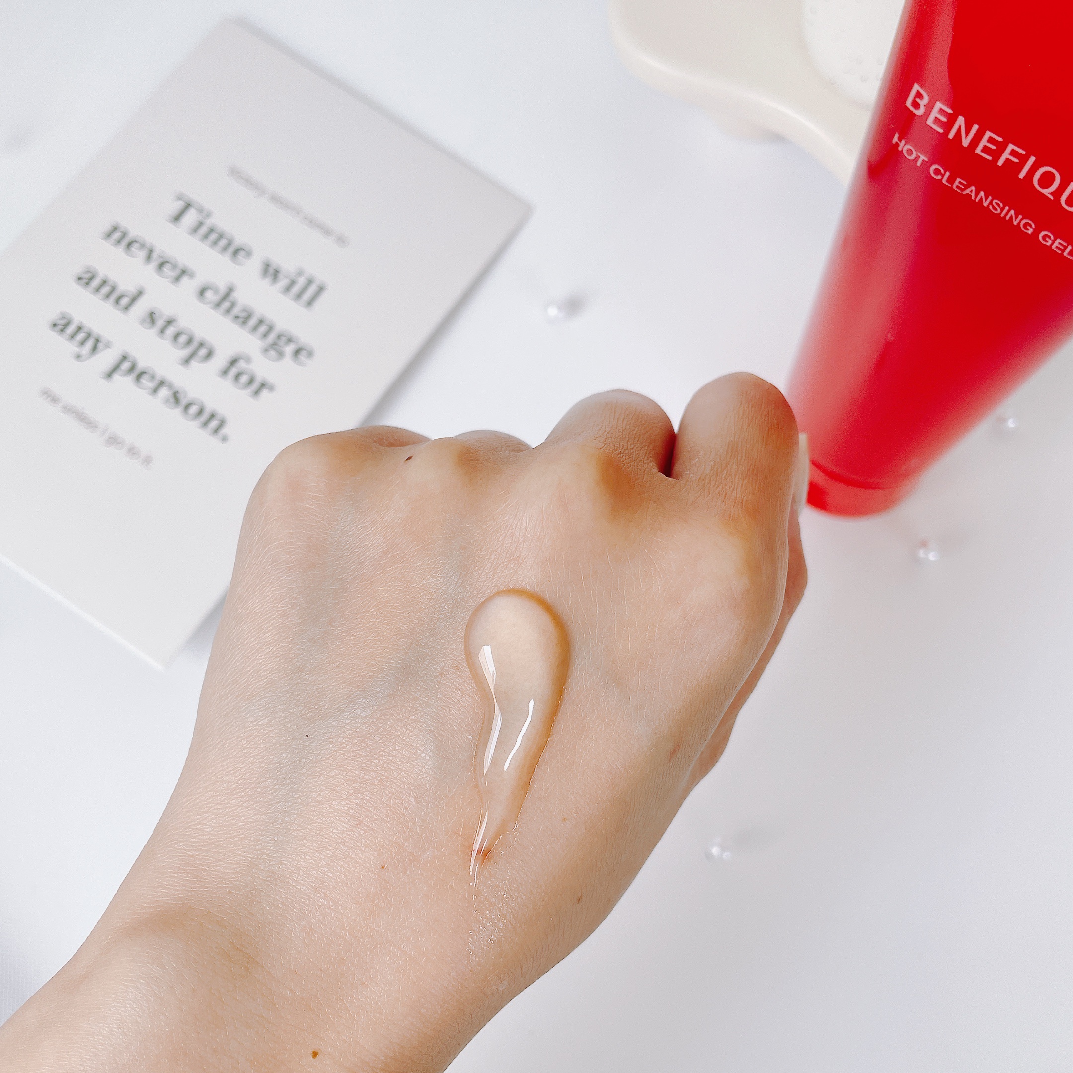 ベネフィーク　ホットクレンジングジェル/BENEFIQUE/クレンジングジェルを使ったクチコミ（3枚目）