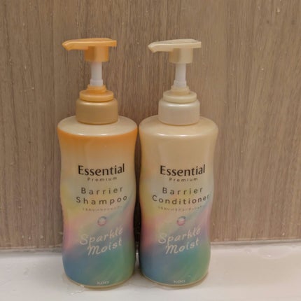 エッセンシャルプレミアム バリアシャンプー・コンディショナー スパークルモイスト/エッセンシャル/市販シャンプーを使ったクチコミ(1枚目)