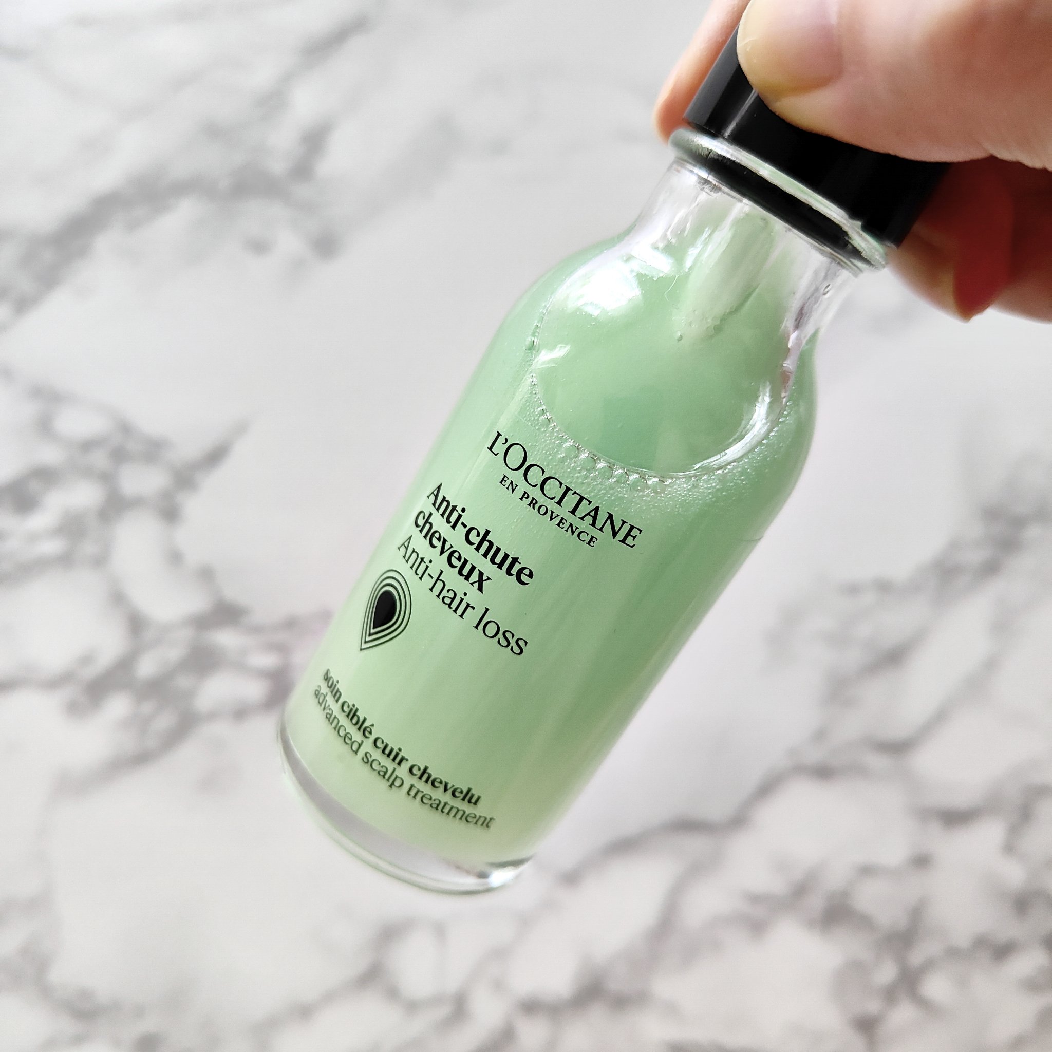 薬用 メディカル アンチヘアロスセラム/L'OCCITANE/頭皮ローションを使ったクチコミ（2枚目）