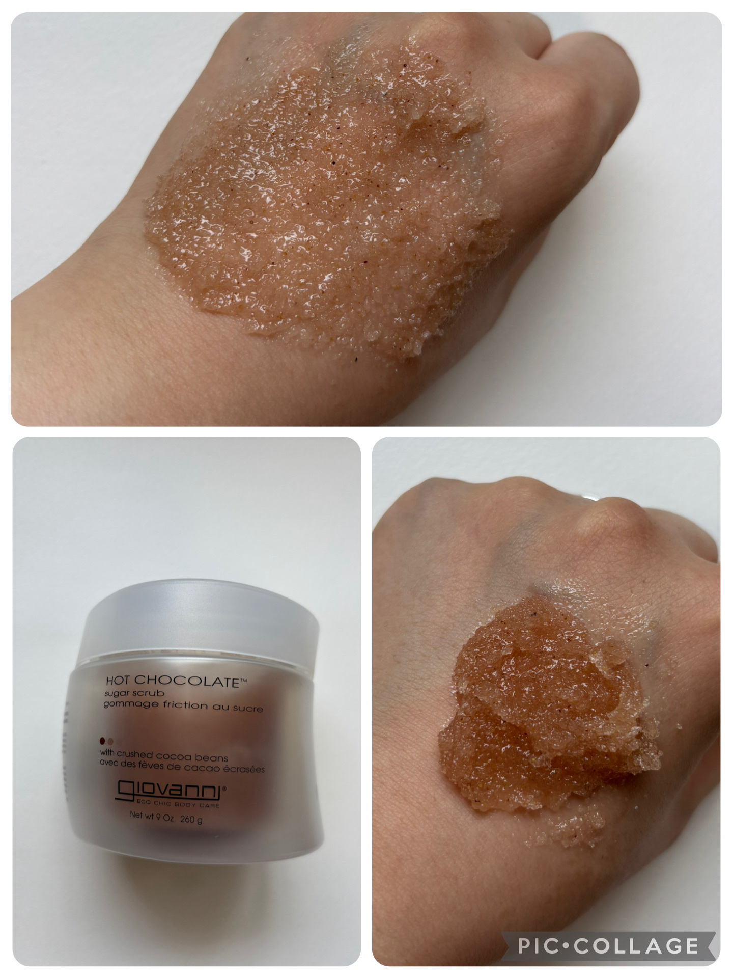 ジョヴァンニ シュガー ボディスクラブ ホットチョコレート/giovanni/ボディスクラブを使ったクチコミ（1枚目）