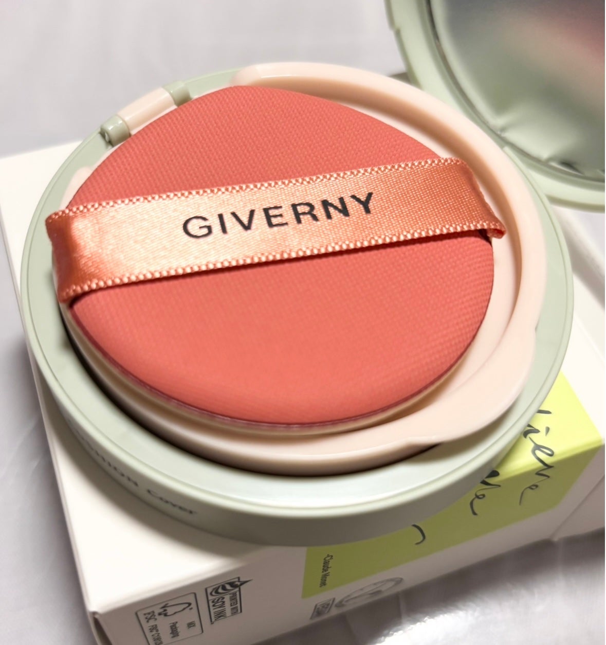 ジヴェルニー 密着カバークッション/GIVERNY/クッションファンデーションを使ったクチコミ(2枚目)