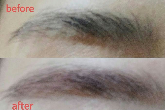 フラッフデザイン アイブロウカラー/Visée/眉マスカラを使ったクチコミ(4枚目)