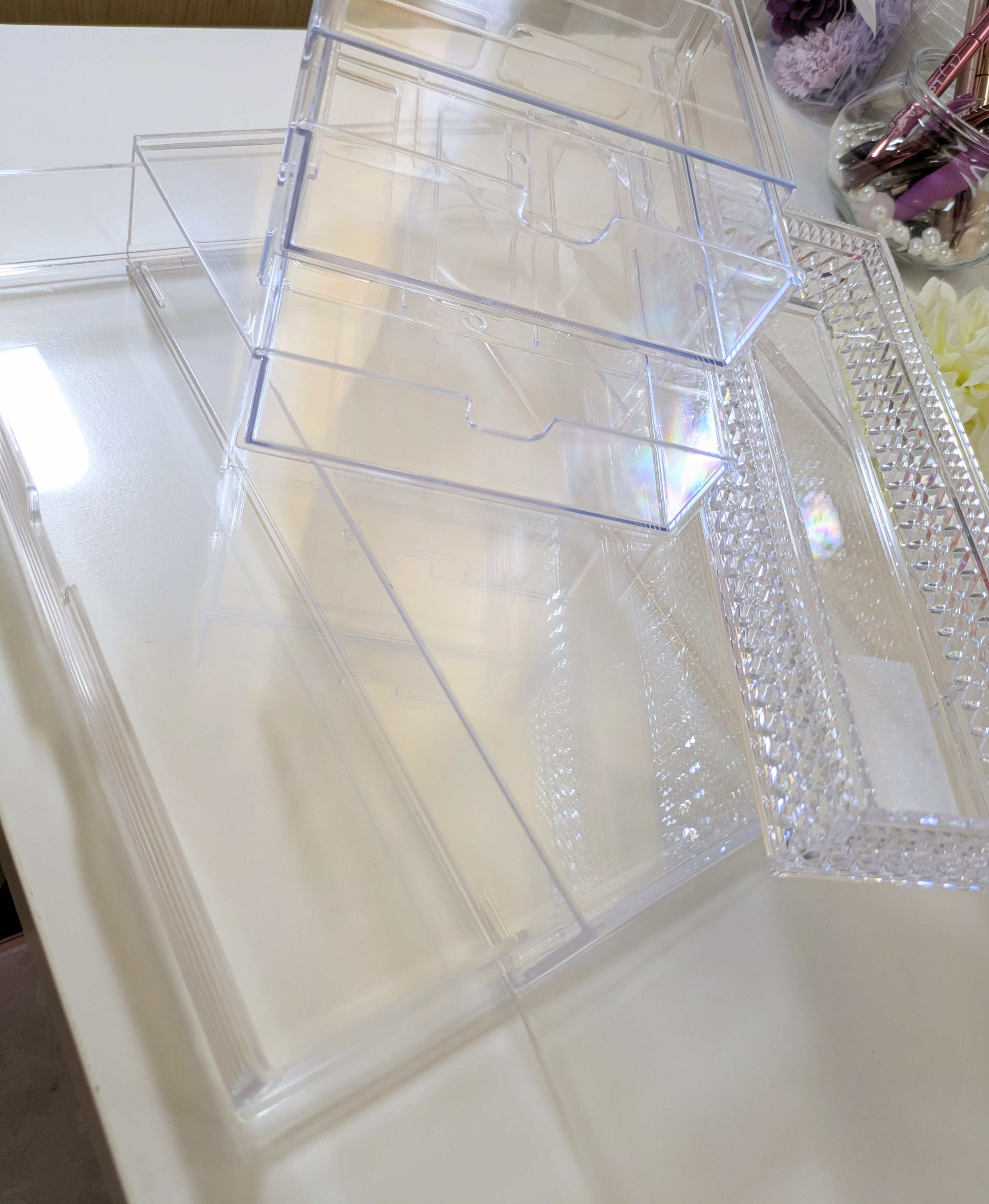 重なる透明収納ケース/DAISO/その他化粧小物を使ったクチコミ（1枚目）