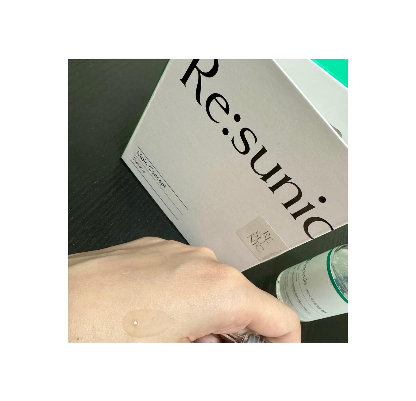 Exosome 肌再生アンプル/Re:sunic/美容液を使ったクチコミ（3枚目）