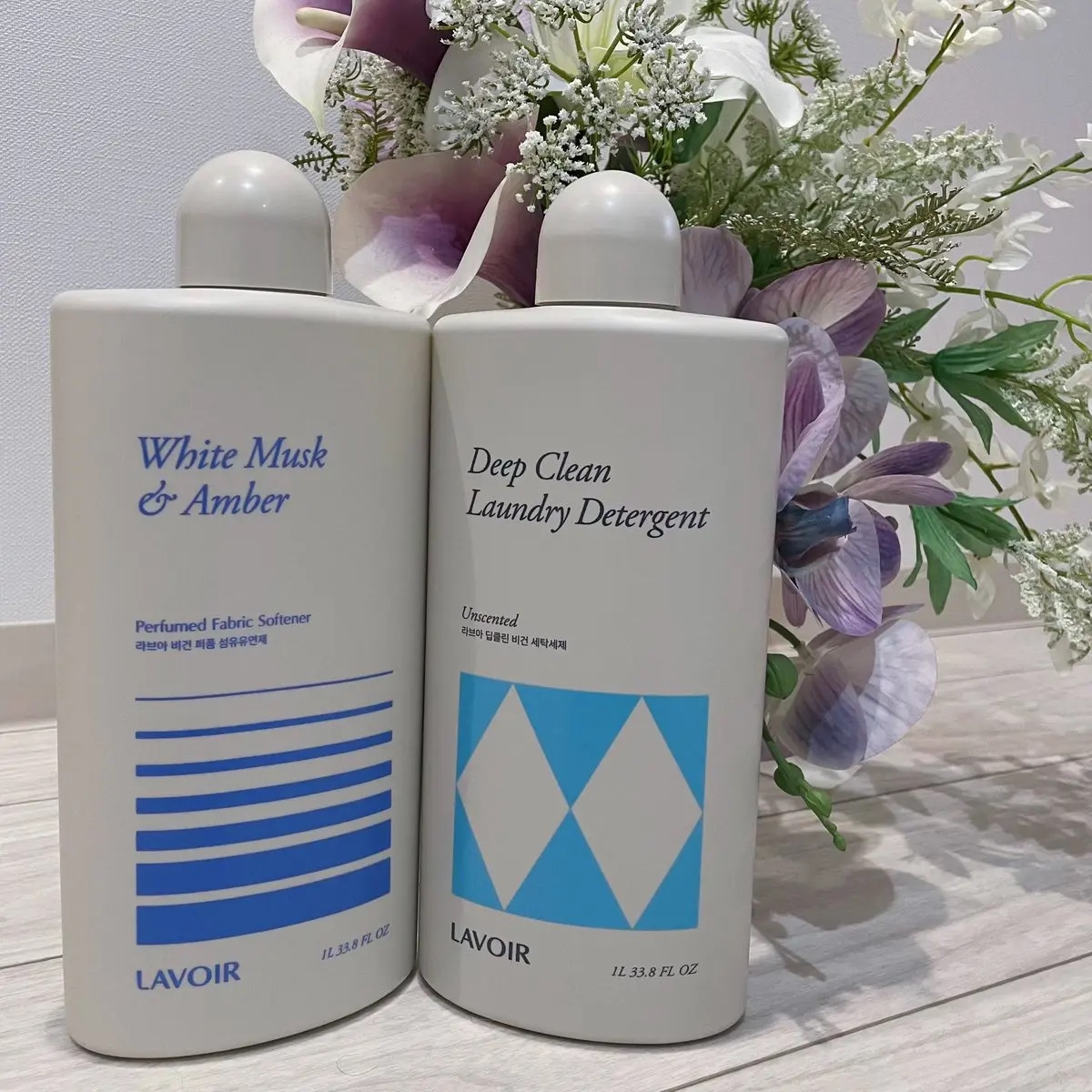 パフュームヴィーガン柔軟剤 ホワイトムスク＆アンバー/LAVOIR/柔軟剤を使ったクチコミ（1枚目）