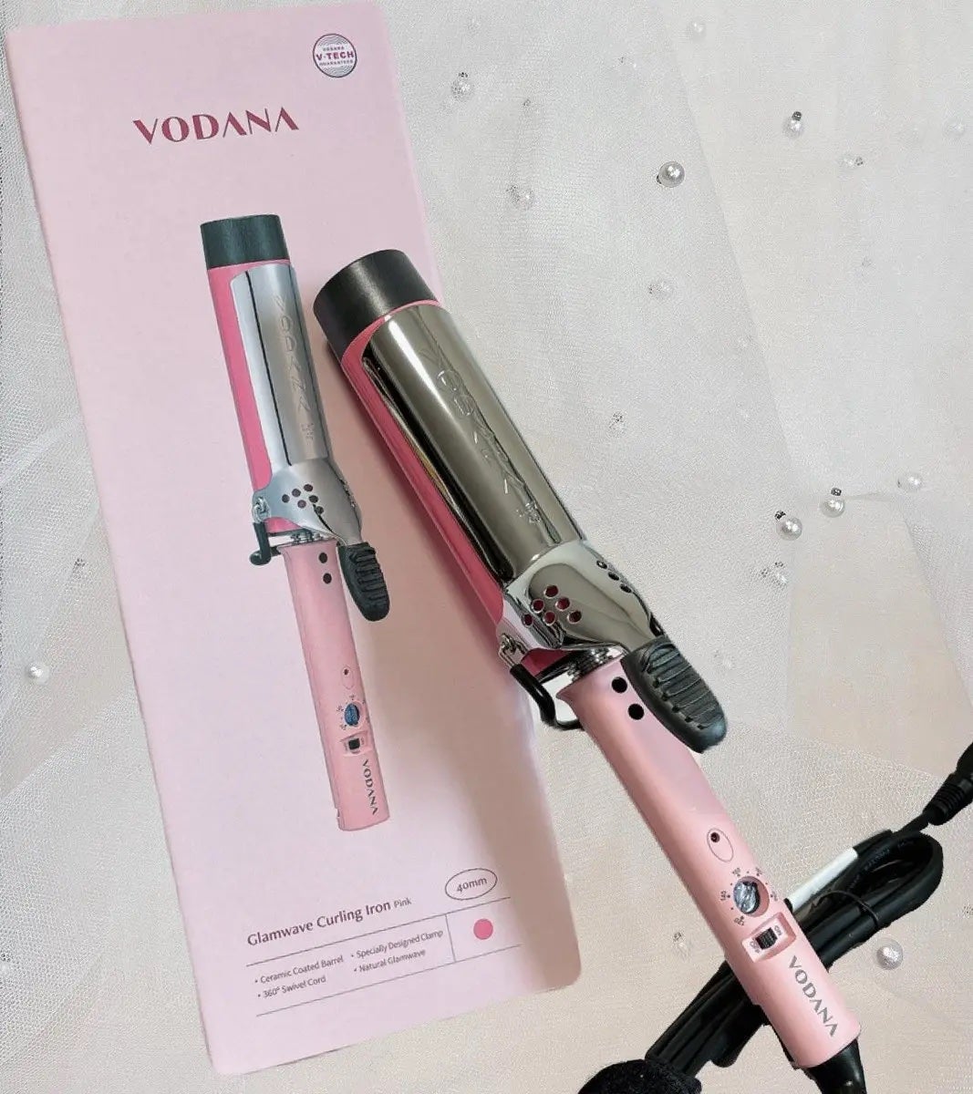 グラムウェーブ カーリングアイロン 36mm/40mm/VODANA (ボダナ)/カールアイロンを使ったクチコミ(1枚目)