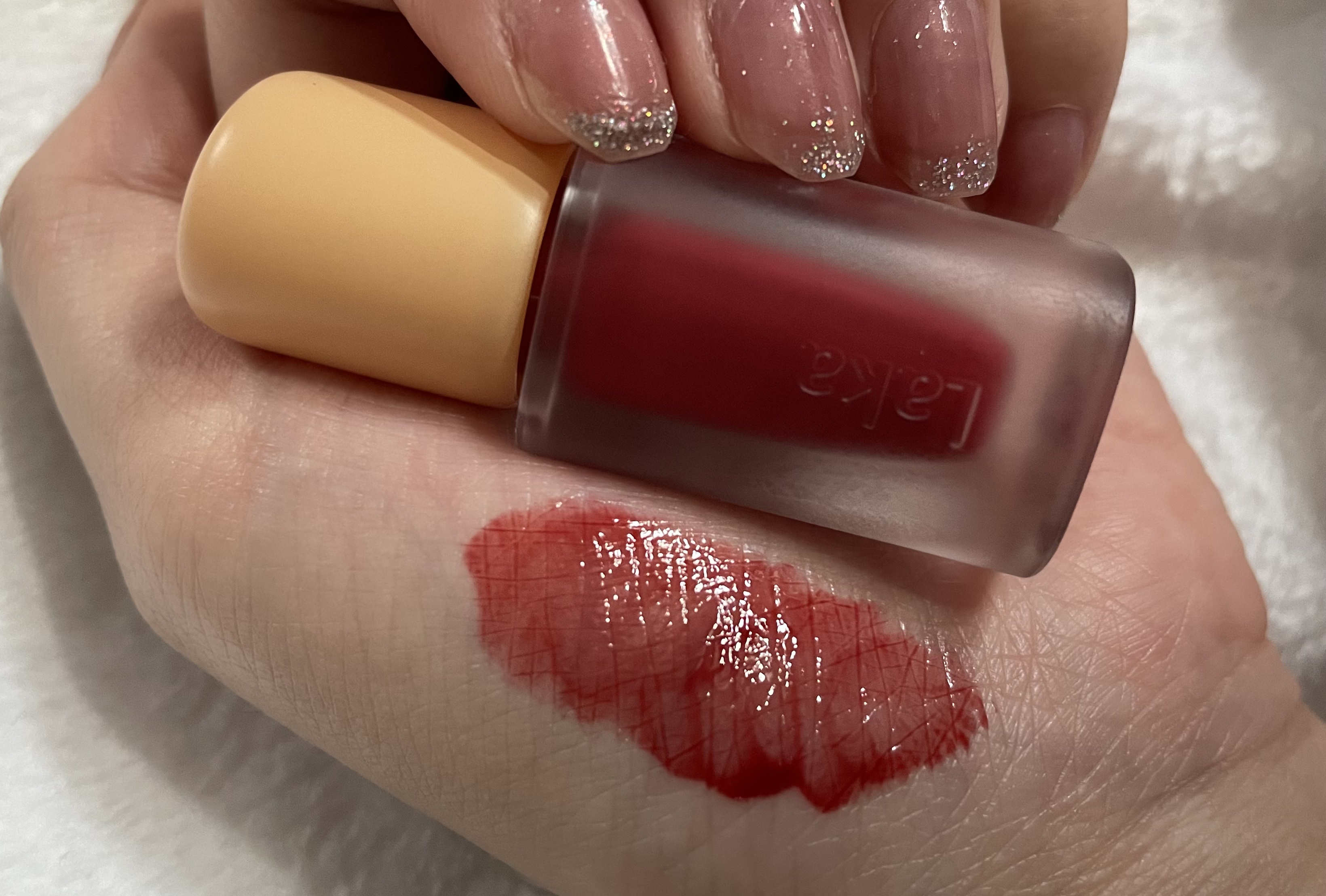 フルーティーグラムティント/Laka/リップティントを使ったクチコミ（1枚目）