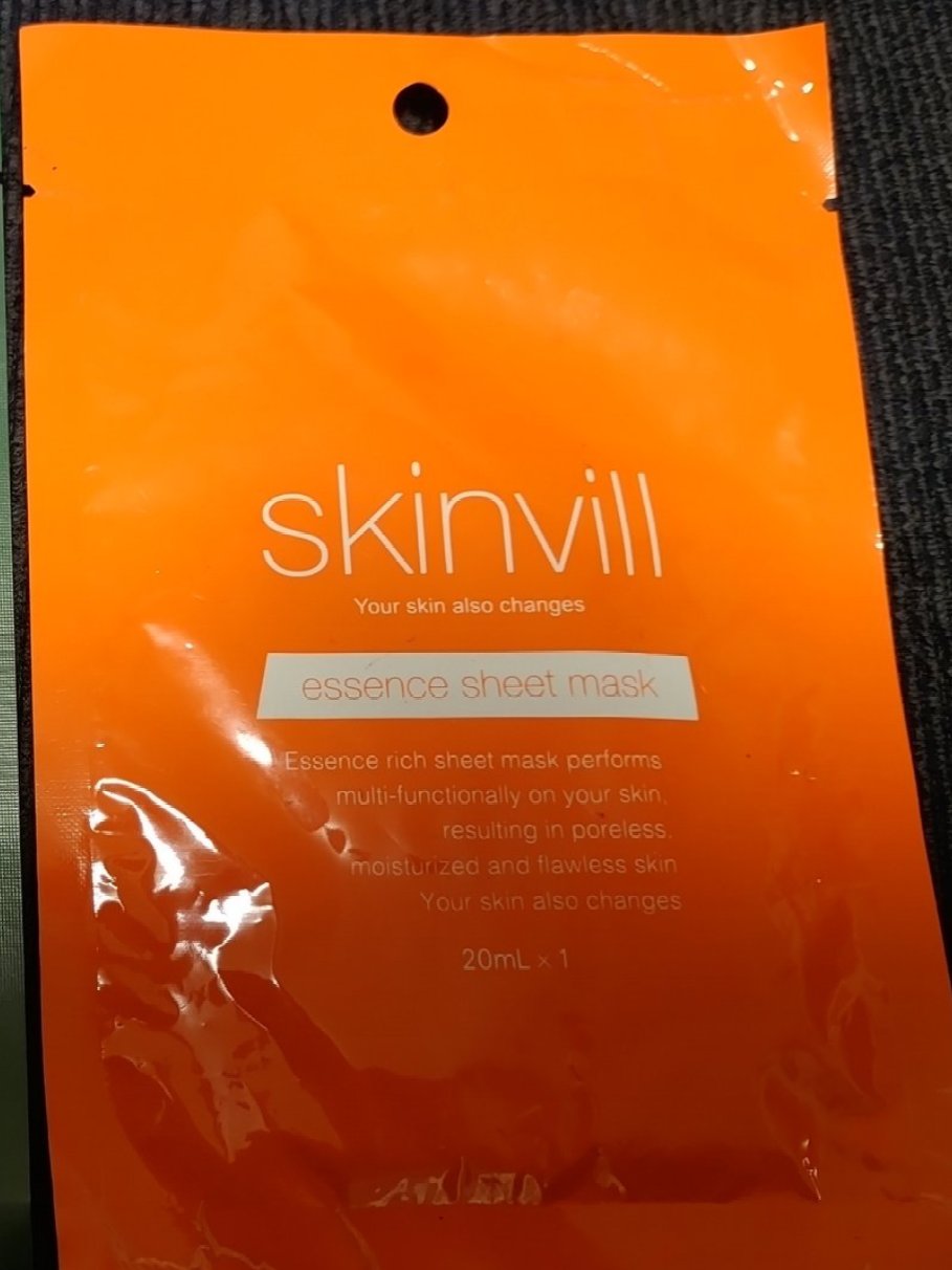 skinvill エッセンスシートマスクのクチコミ「※2024年使用品

シートマスク

・商品名
skinvill (スキンビル)
エッセンスシ.....」（1枚目）