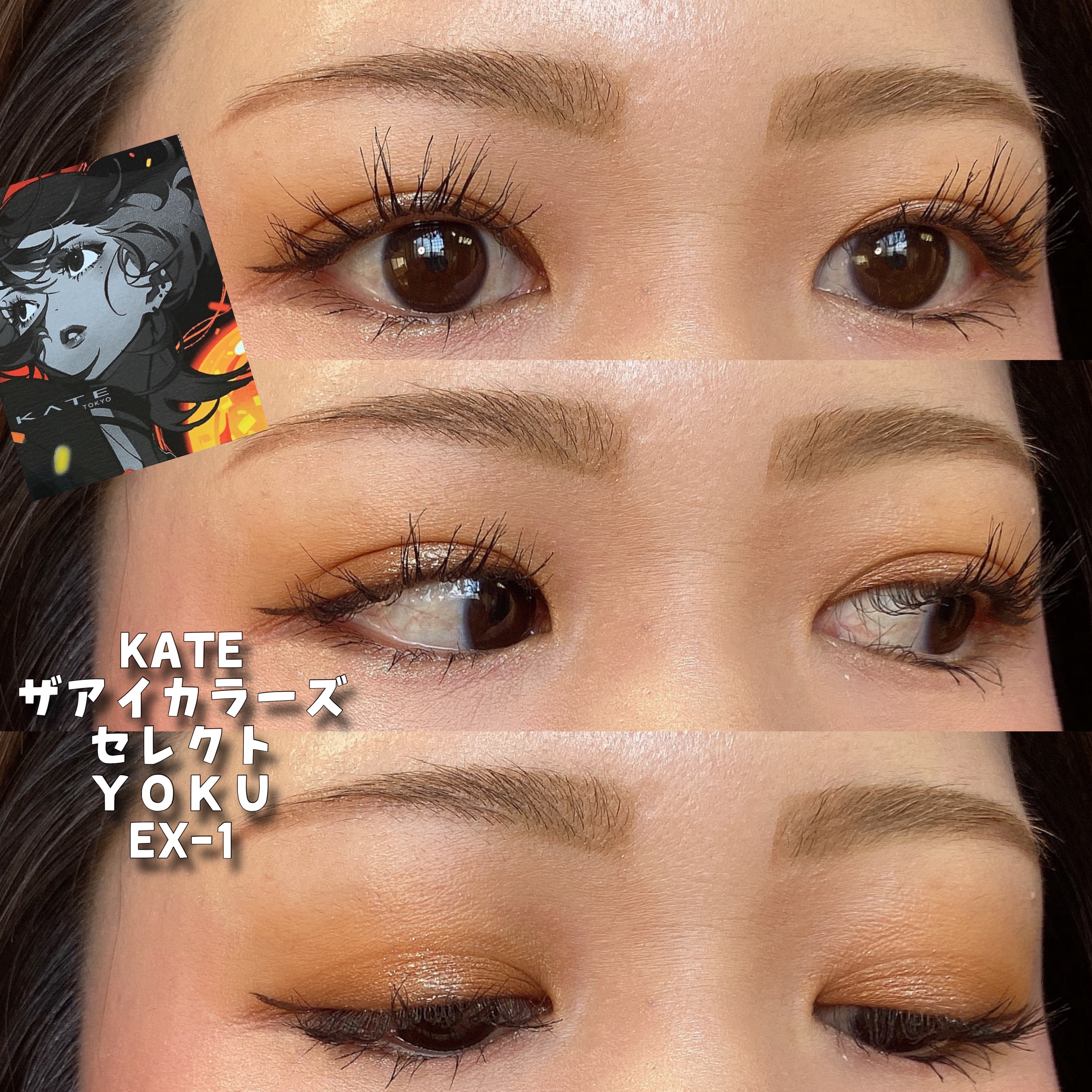 ザ アイカラーズセレクト（ＹＯＫＵ）　/KATE/アイシャドウパレットを使ったクチコミ（1枚目）