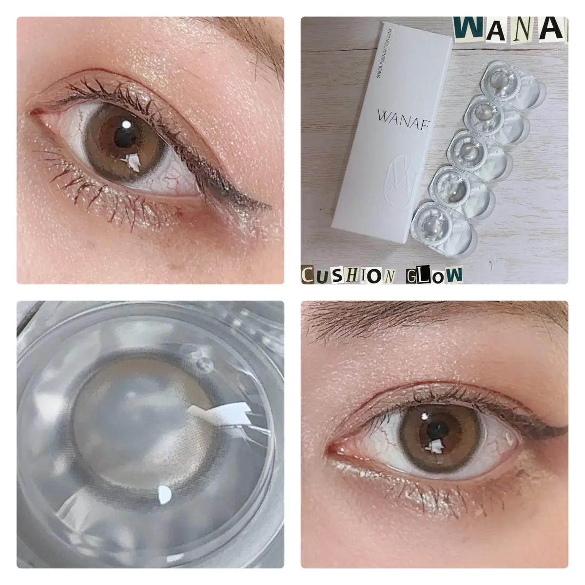 WANAF 1day セレングロー(SELENE GLOW)/WANAF/ワンデー（１DAY）カラコンを使ったクチコミ（3枚目）