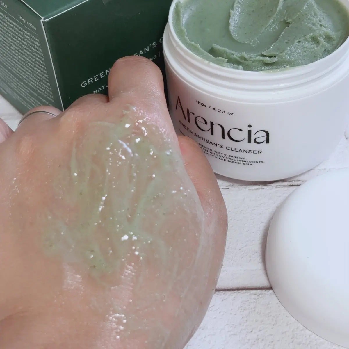 アレンシアフレッシュもちソープ「ロイヤルブルーヒソップ」/アレンシア/その他洗顔料を使ったクチコミ(3枚目)