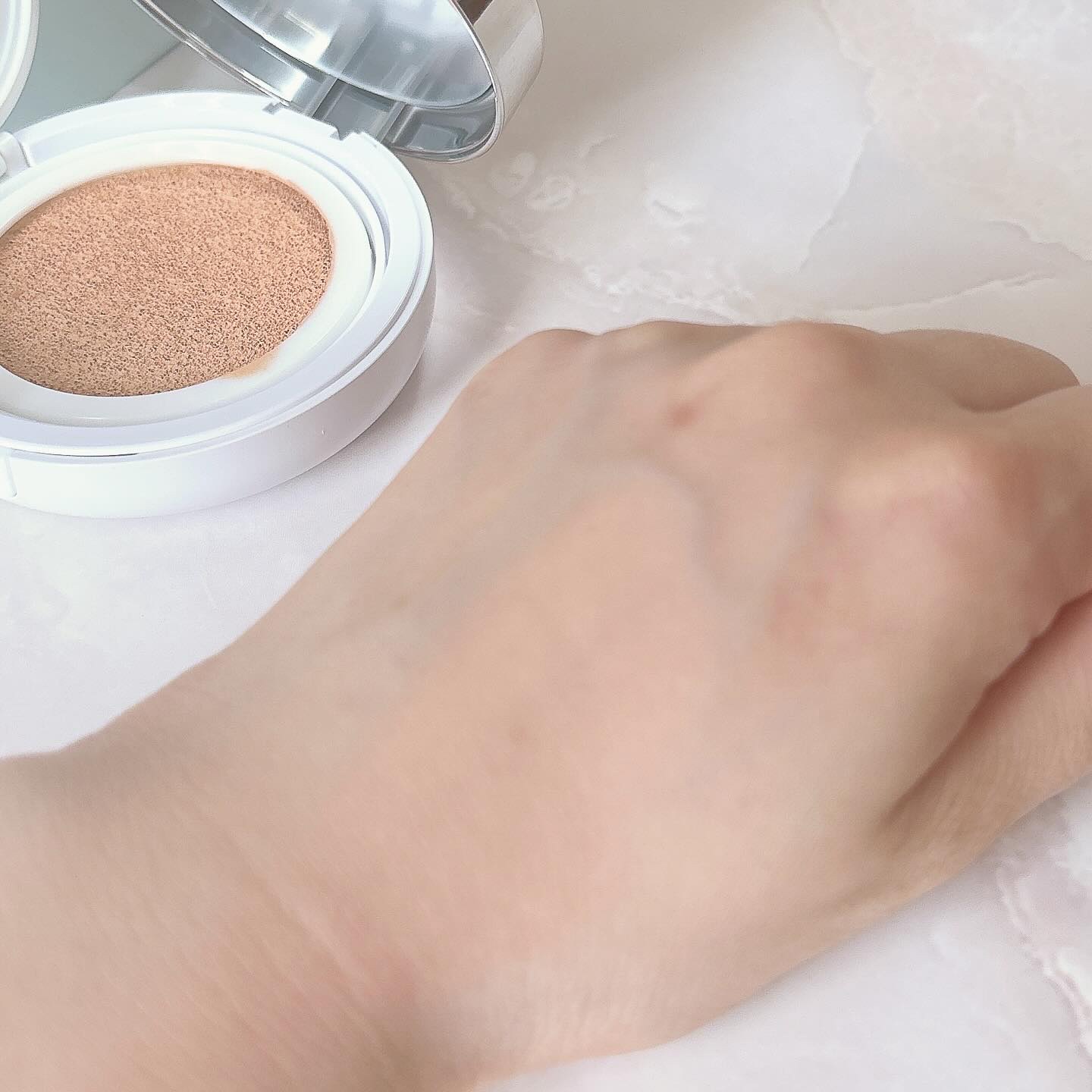 Glow High Cover Cushion/orin/クッションファンデーションを使ったクチコミ（3枚目）