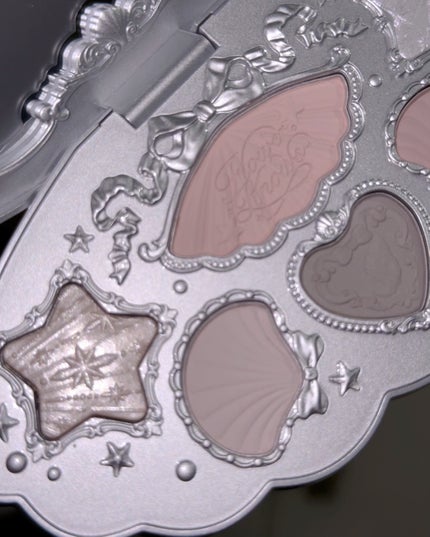 シェルズジュエルコレクション 6色アイシャドウパレット/FlowerKnows/アイシャドウパレットを使ったクチコミ(7枚目)