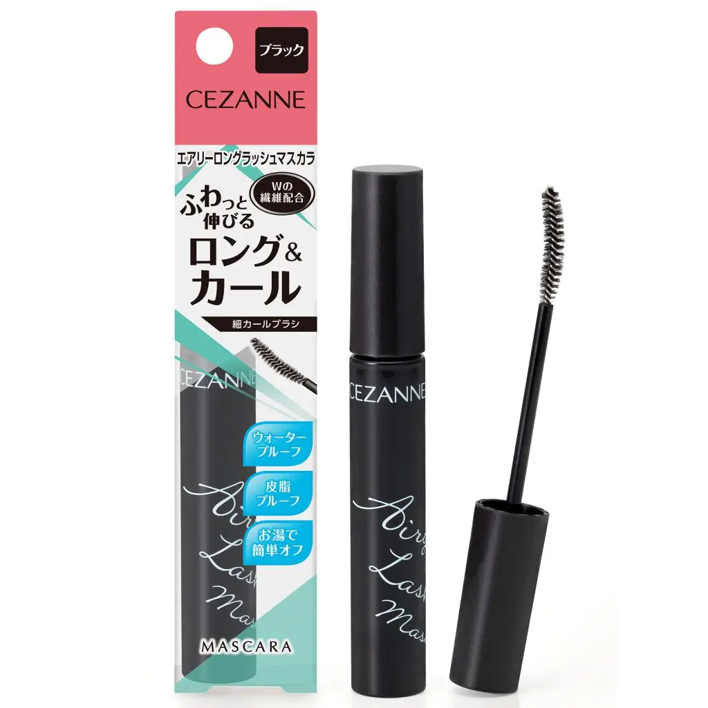 エアリーロングラッシュマスカラ ブラック
