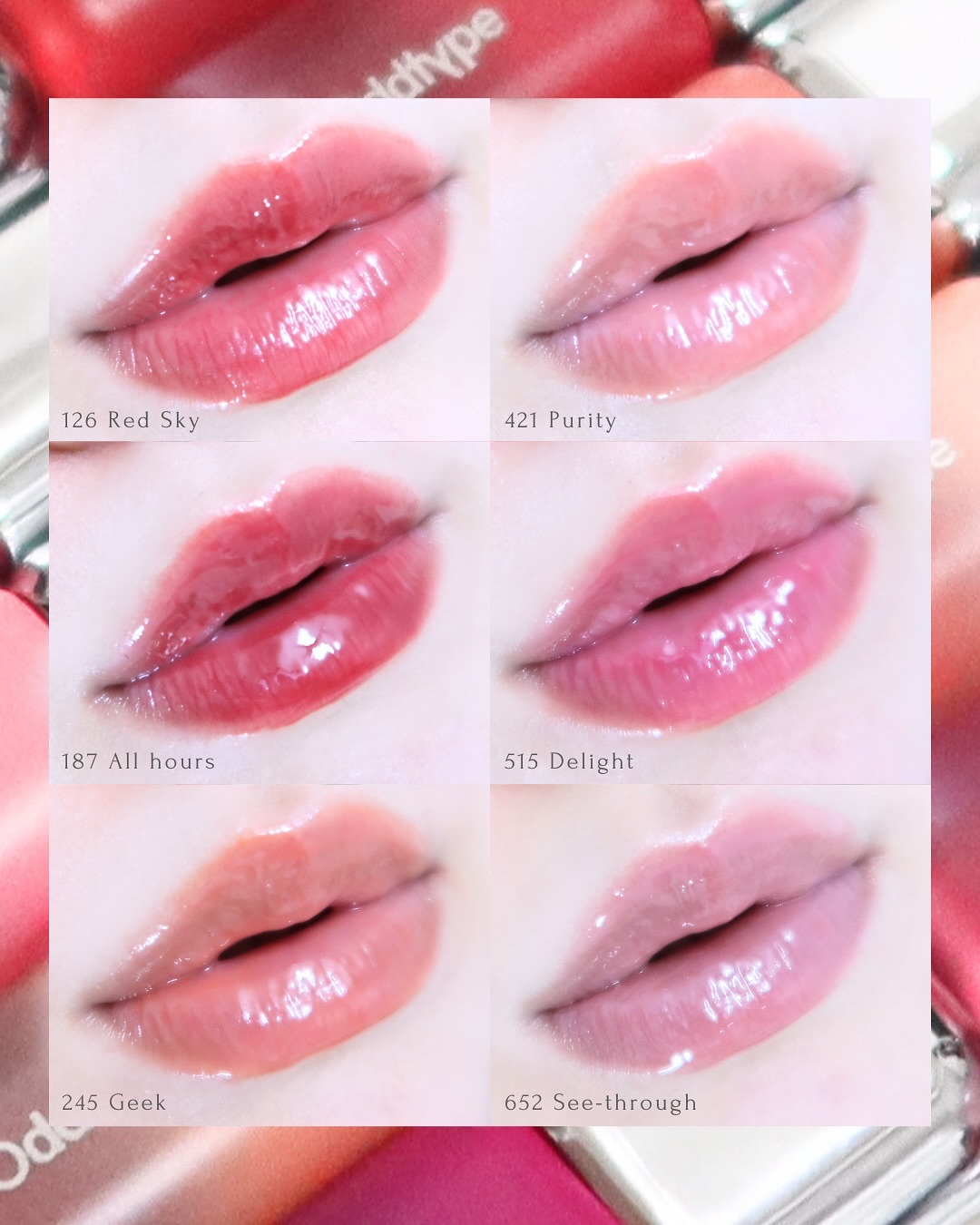 アンシーン バルーンティント/Oddtype/リップティントを使ったクチコミ（2枚目）