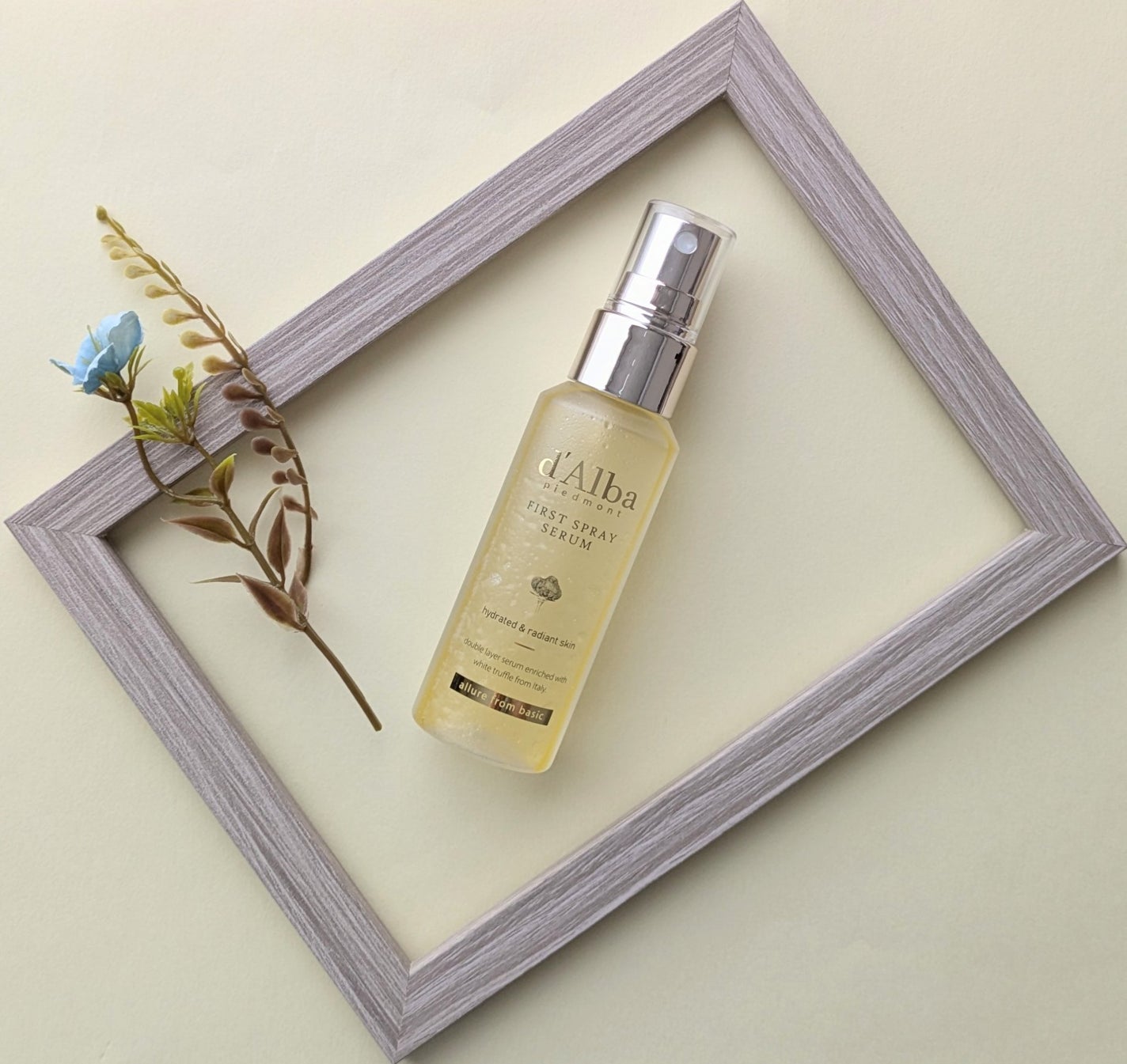 ダルバ ホワイトトリュフファーストスプレーセラム/ダルバ/ミスト状化粧水を使ったクチコミ(1枚目)