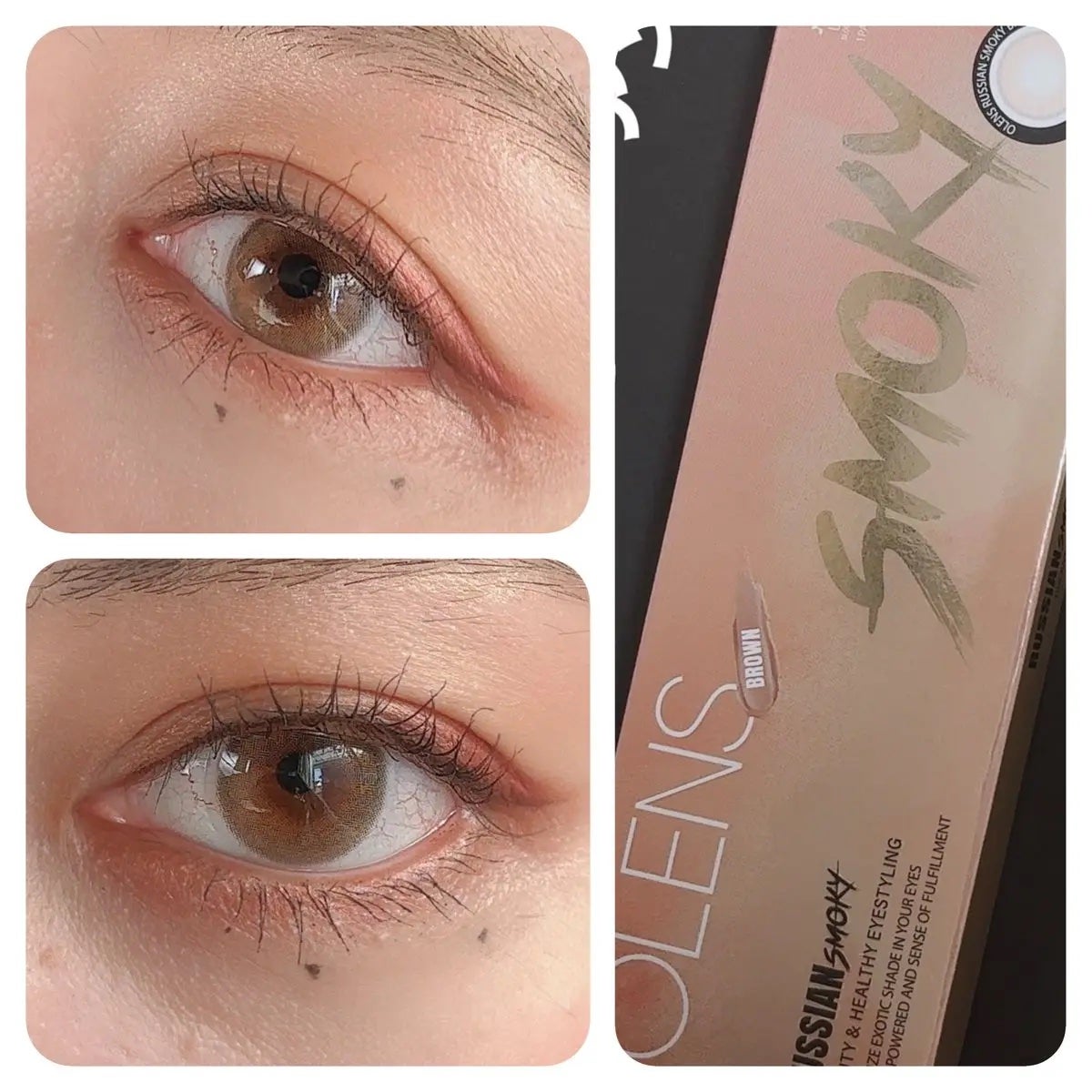 ロシアンスモーキー/OLENS/カラーコンタクトレンズを使ったクチコミ(2枚目)