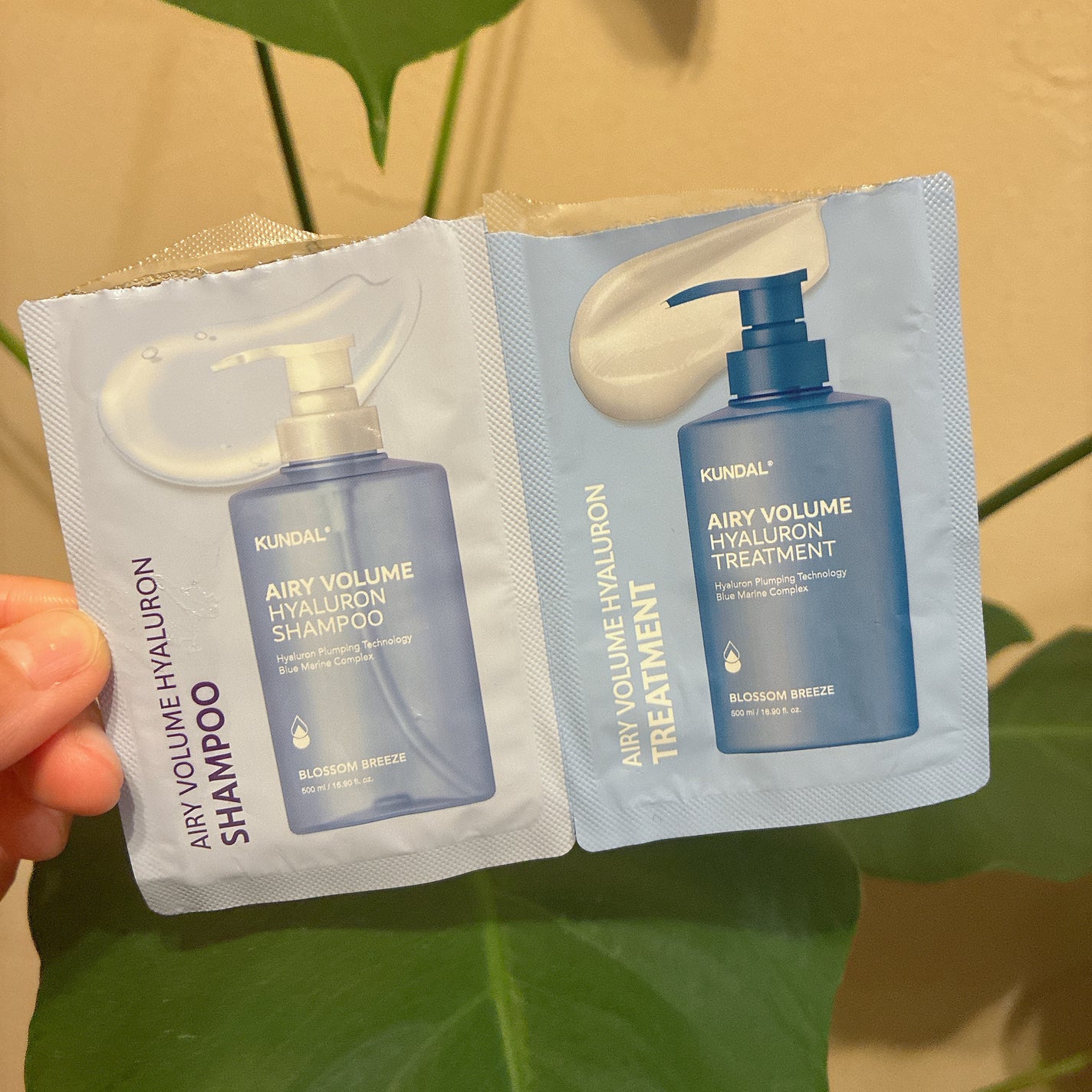 ヒアルロンエアリーボリューム シャンプー&トリートメントセット/KUNDAL/市販シャンプーを使ったクチコミ(1枚目)