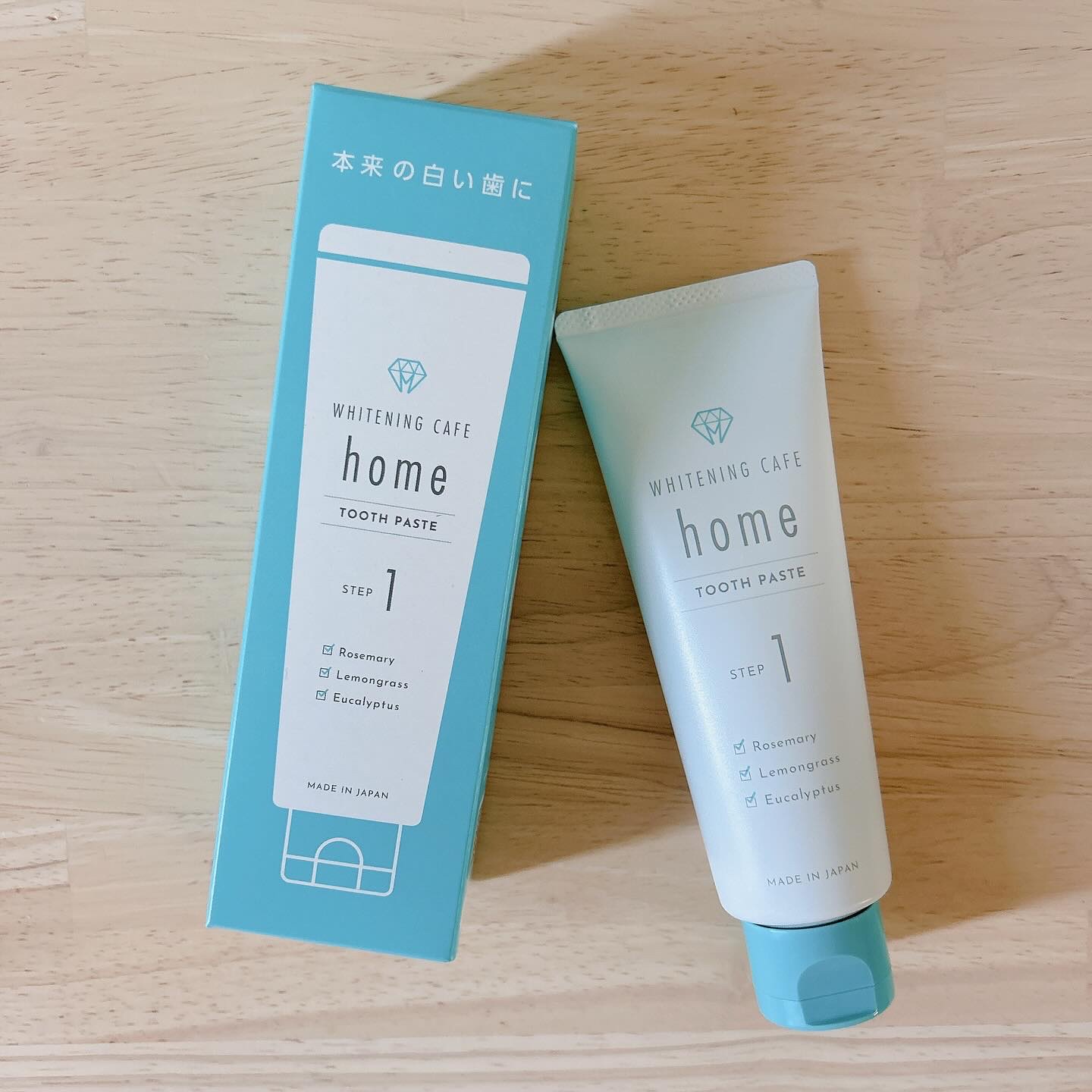 ホワイトニングカフェホーム/WHITENING CAFEhome/歯磨き粉を使ったクチコミ（1枚目）