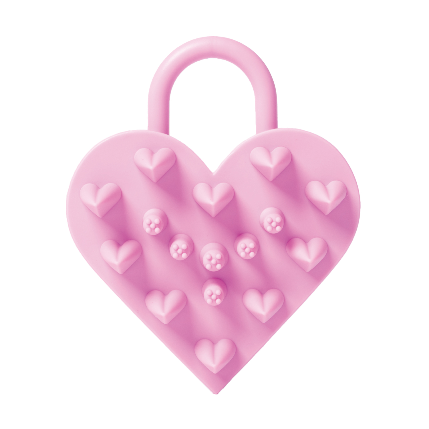 ハートロック スカルプブラシ ピンク