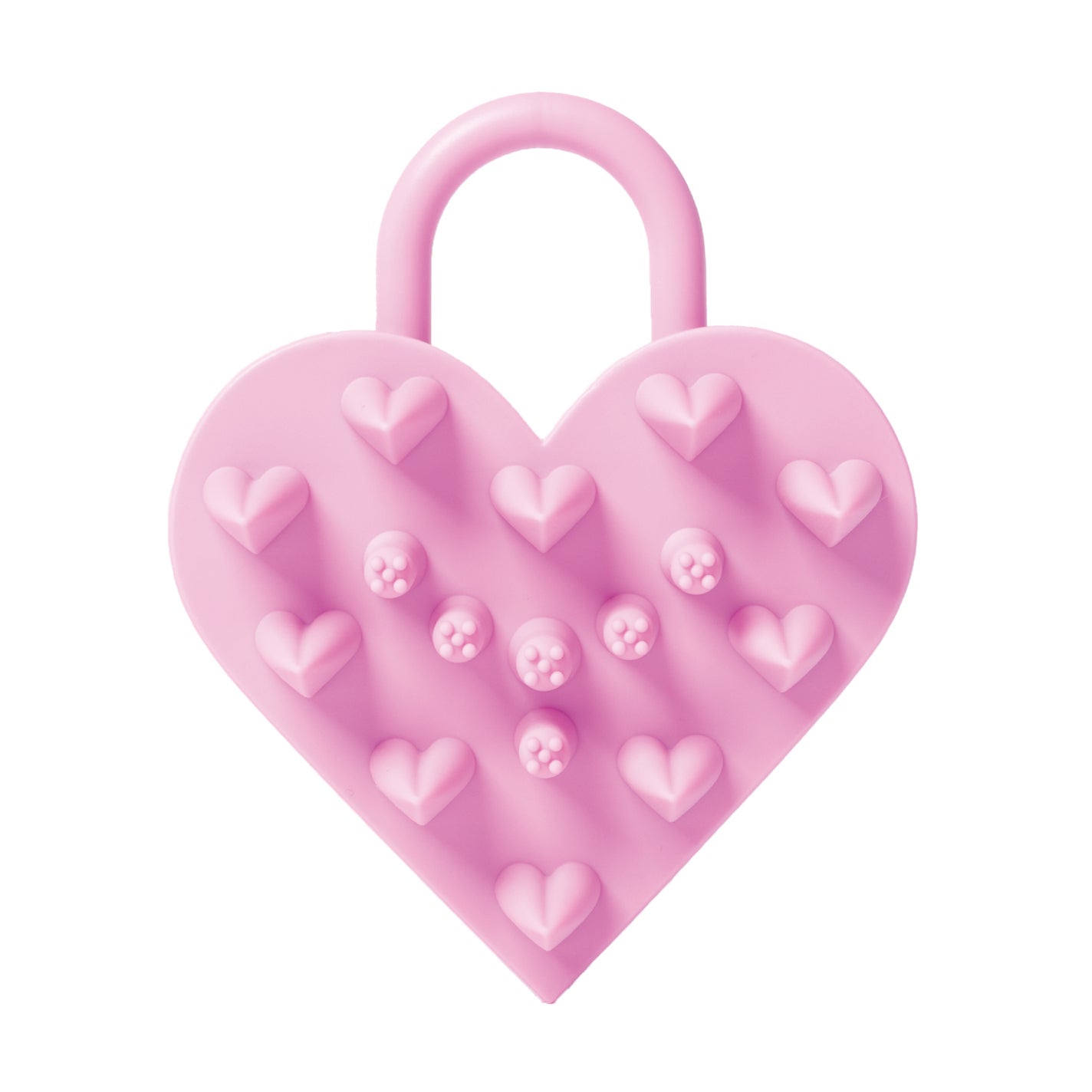 ハートロック スカルプブラシ ピンク