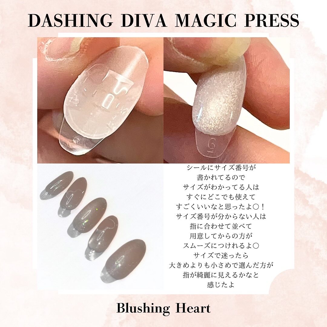 DASINGDIVA  MAGICPRESS  TIMELESS EDITION/DASHINGDIVA MAGICPRESS/ネイルチップ・パーツを使ったクチコミ（3枚目）