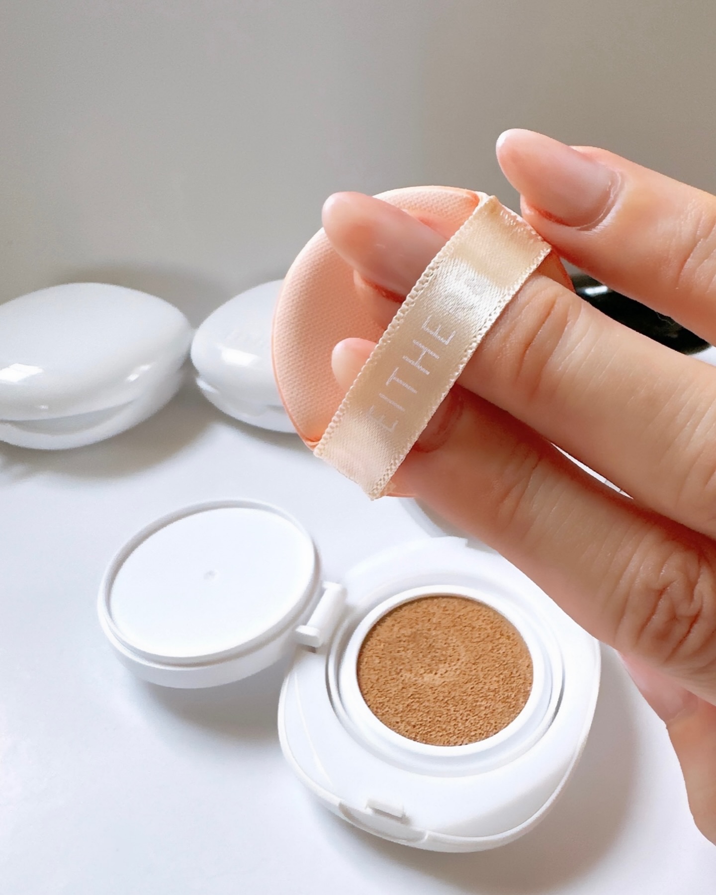 プベルグロウクッション ミニ/EITHER＆/クッションファンデーションを使ったクチコミ（3枚目）