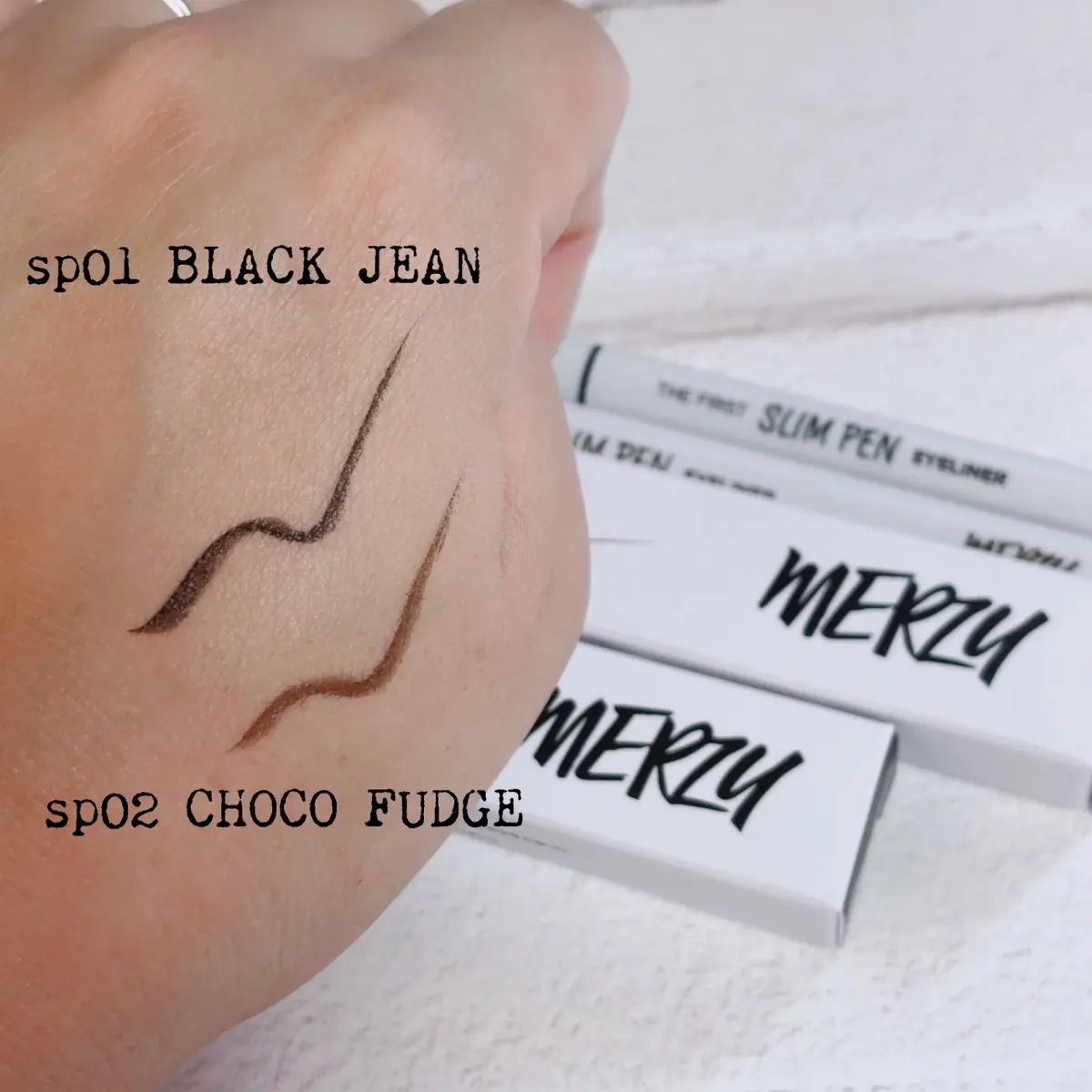 ザ ファースト ペンアイライナー/MERZY/リキッドアイライナーを使ったクチコミ（2枚目）