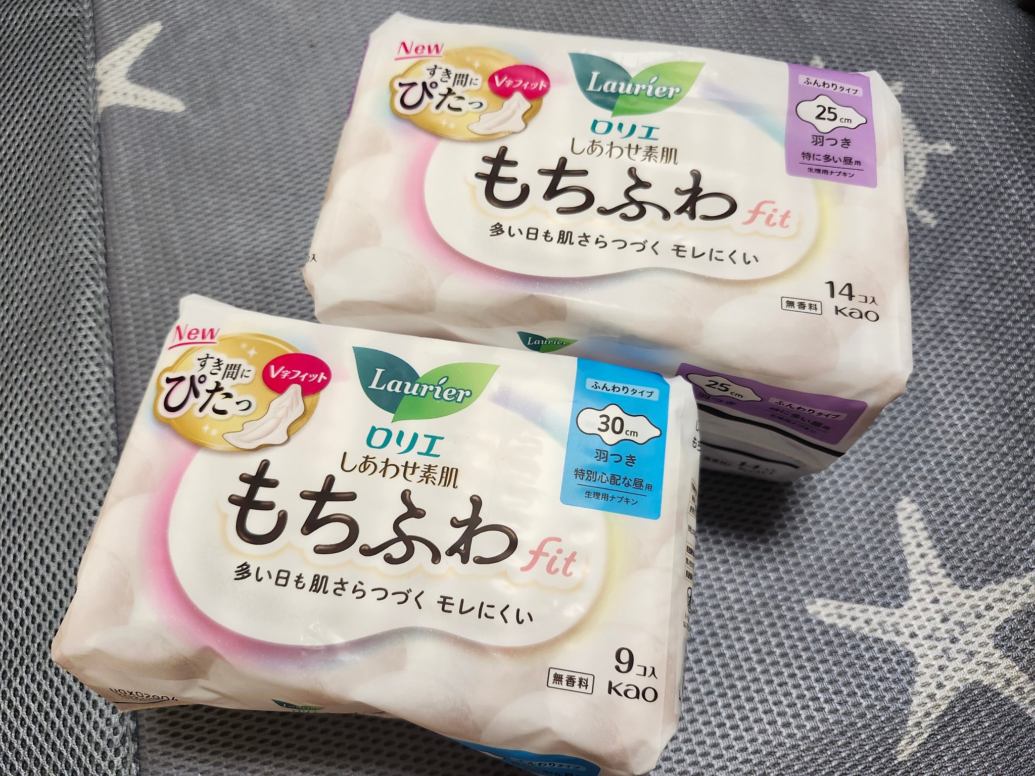 ロリエ もちふわ fit 25cm 羽つき 14コ入 (医薬部外品 )/ロリエ/ナプキンを使ったクチコミ（1枚目）