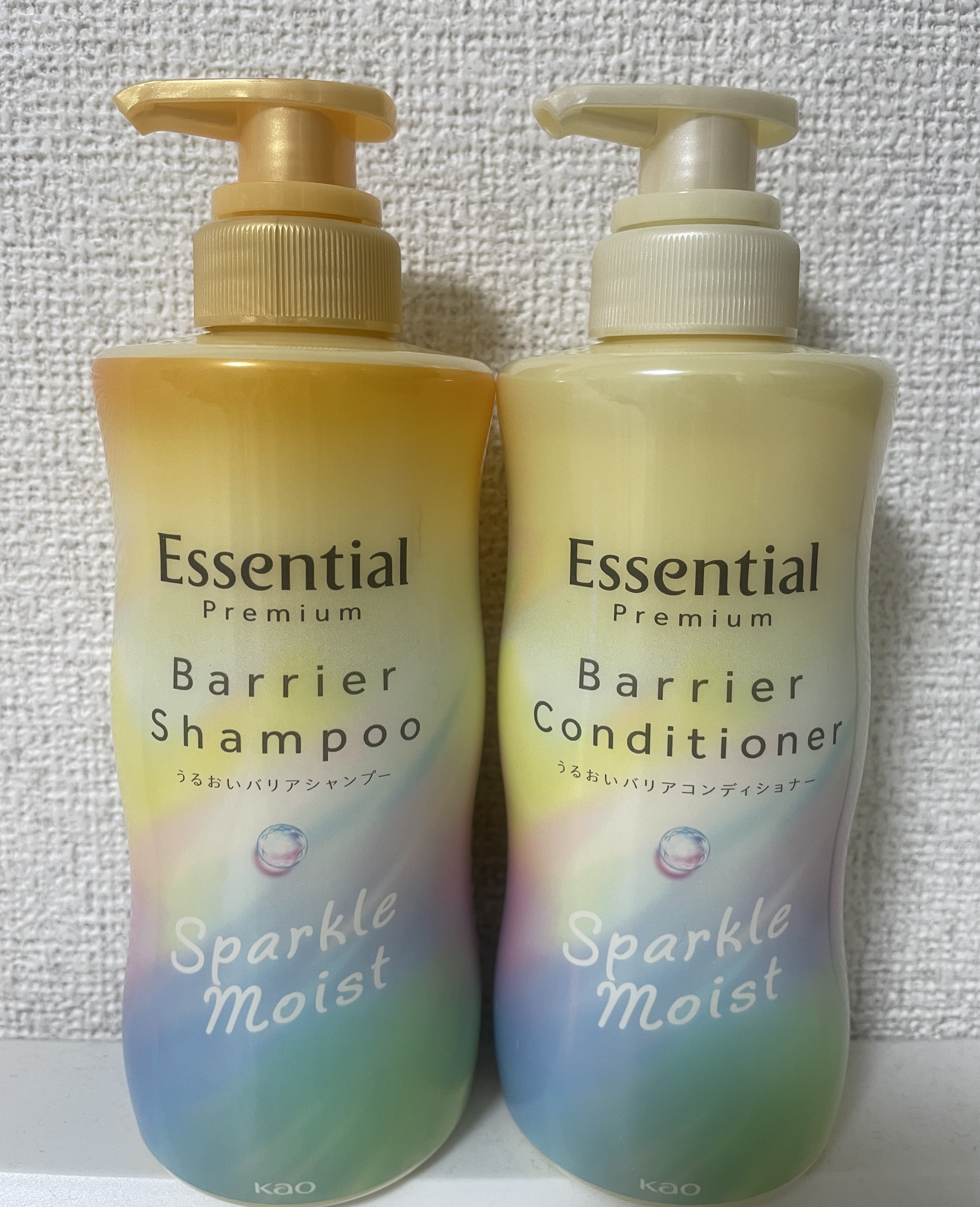 エッセンシャルプレミアム バリアシャンプー・コンディショナー スパークルモイスト/エッセンシャル/市販シャンプーを使ったクチコミ（1枚目）